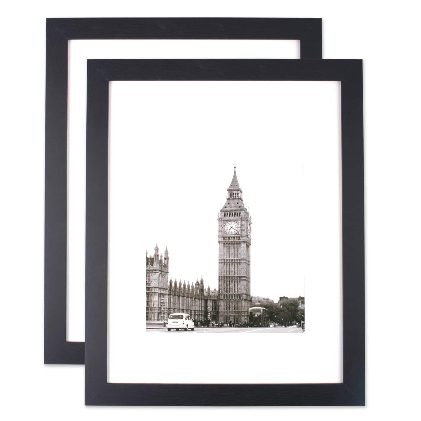 DII® 2 Pack Black 11" x 14" Frame with Mat