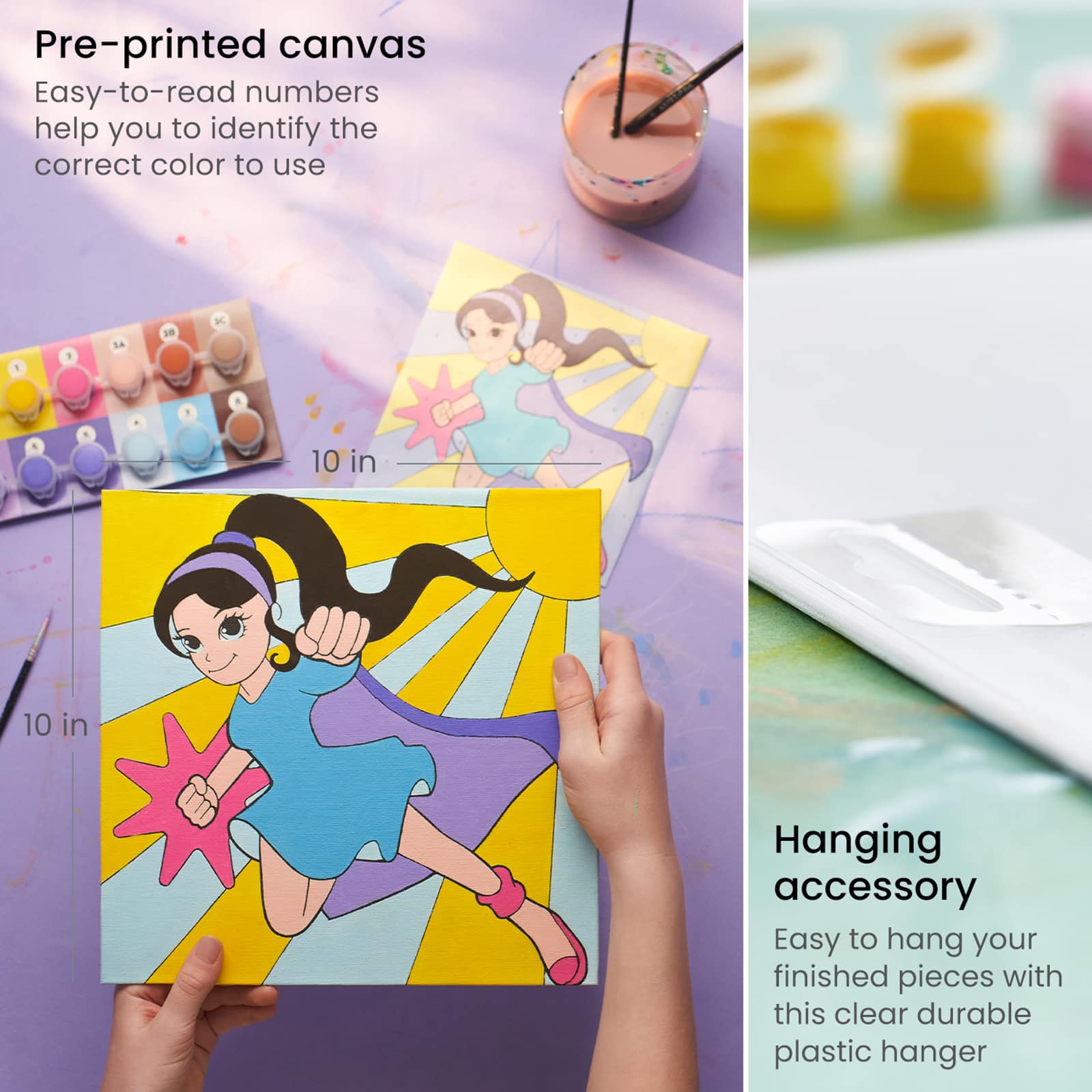 Arteza® Kids Superheroes Paint by Numbers Kit