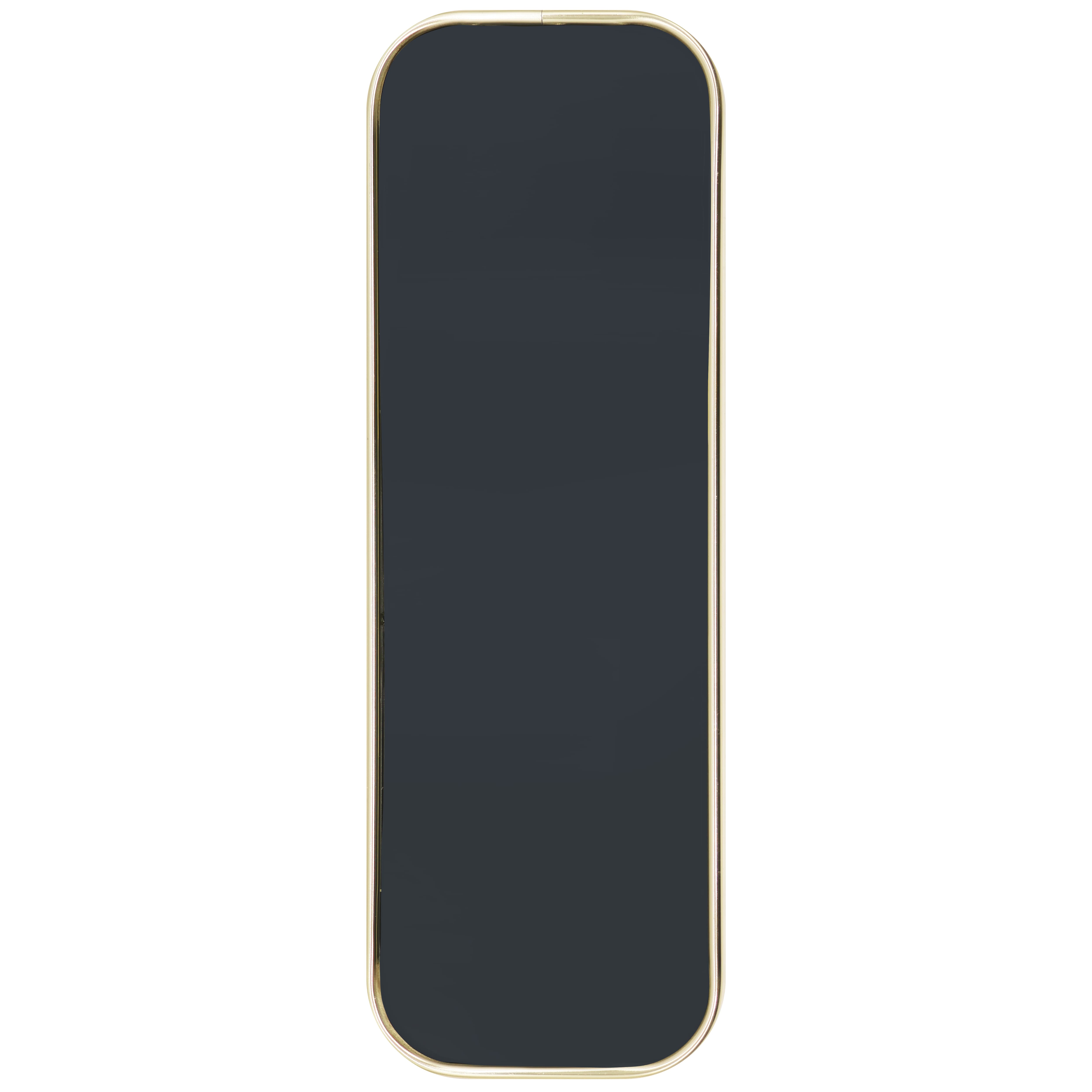 4" x 11.75" Rectangle Gold-Rimmed Mirror Jewelry Tray by Bead Landing™