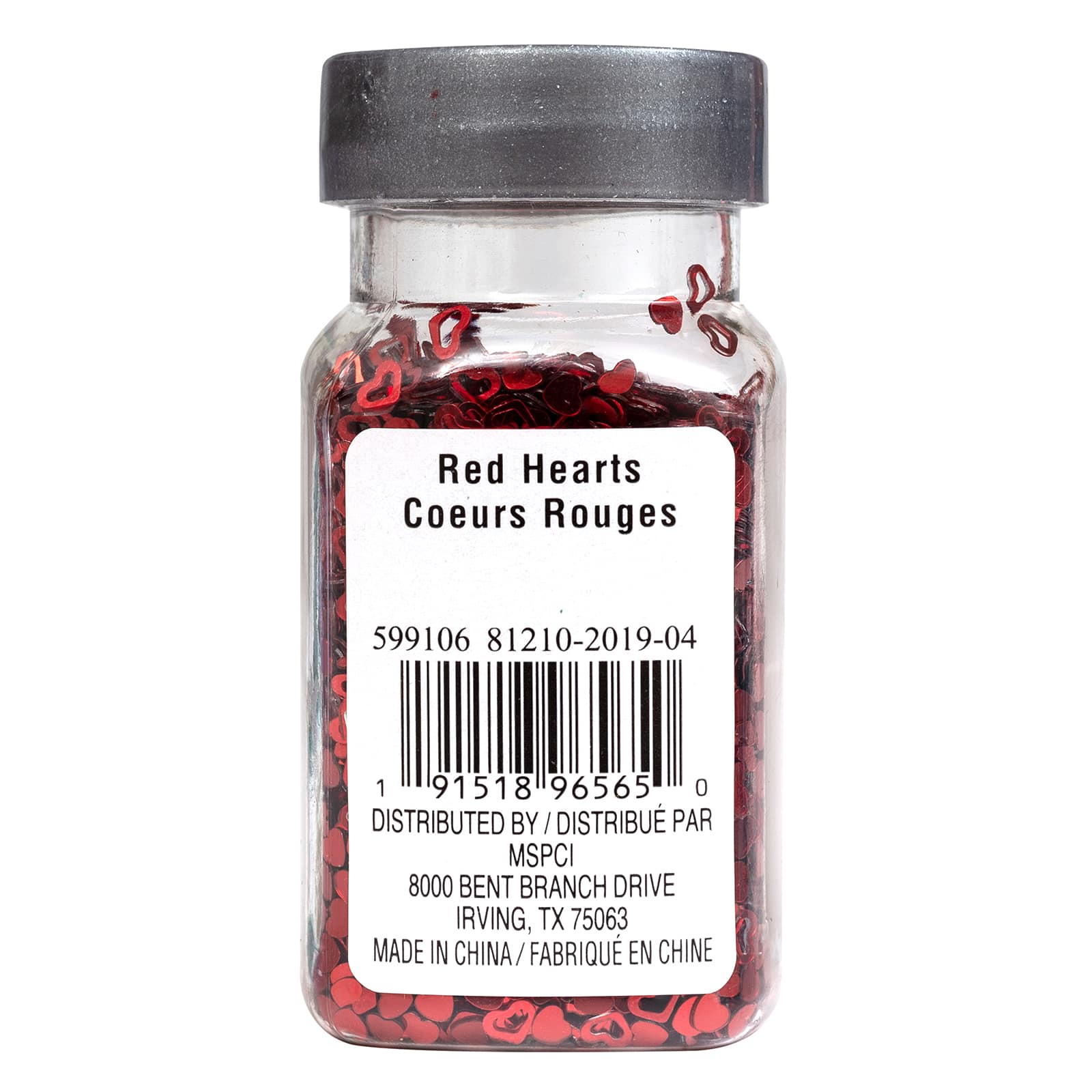 Open & Closed Heart Shaped Glitter by Recollections™