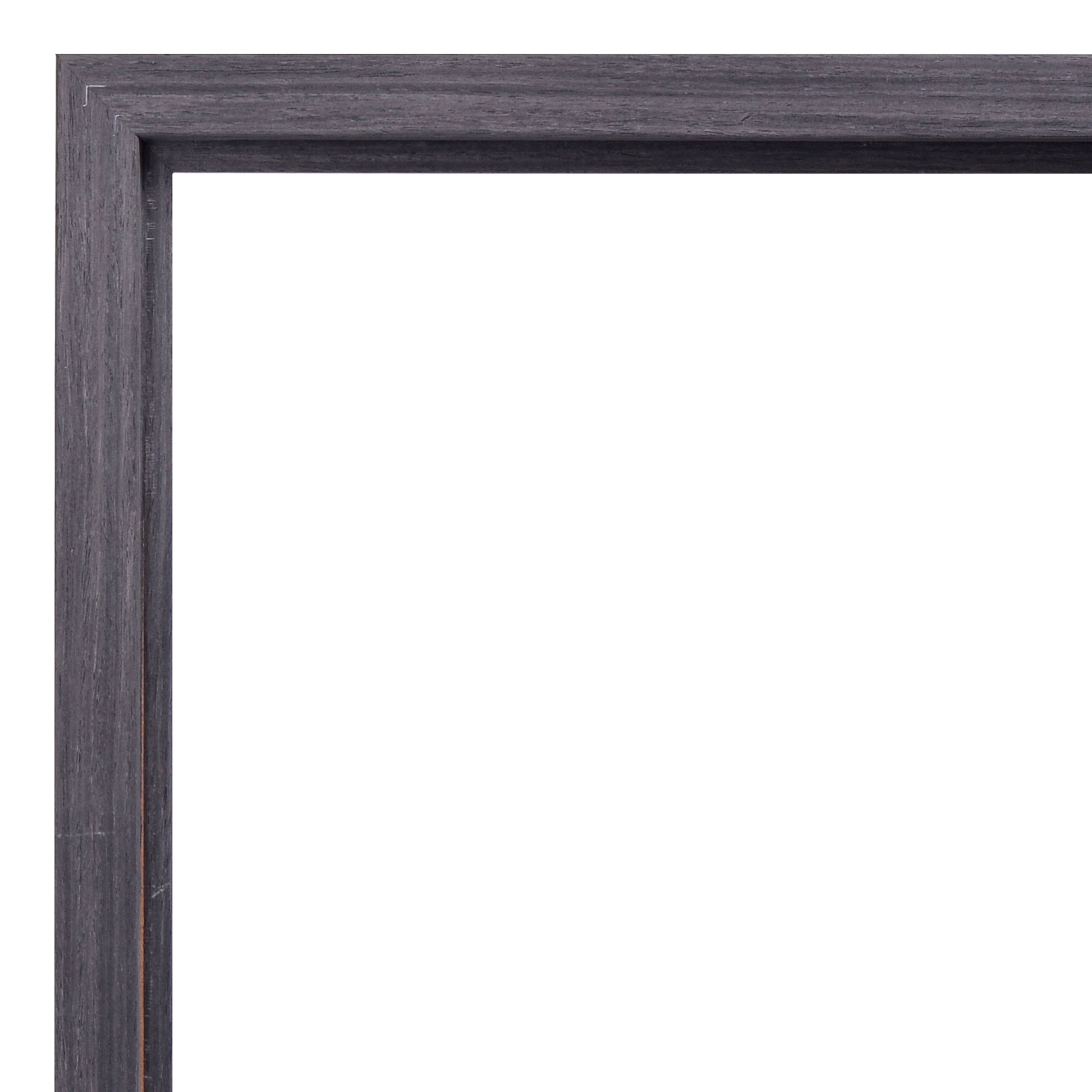 Home Slate Gray African Whitewood Veneer Matted Wall Frame by Ashland