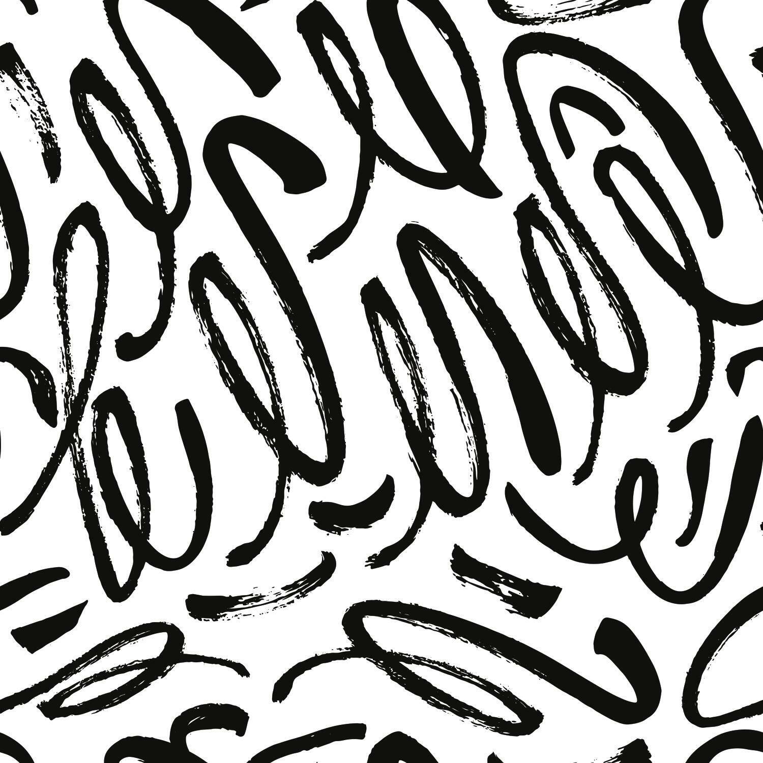 RoomMates Curly Strokes Peel & Stick Wallpaper