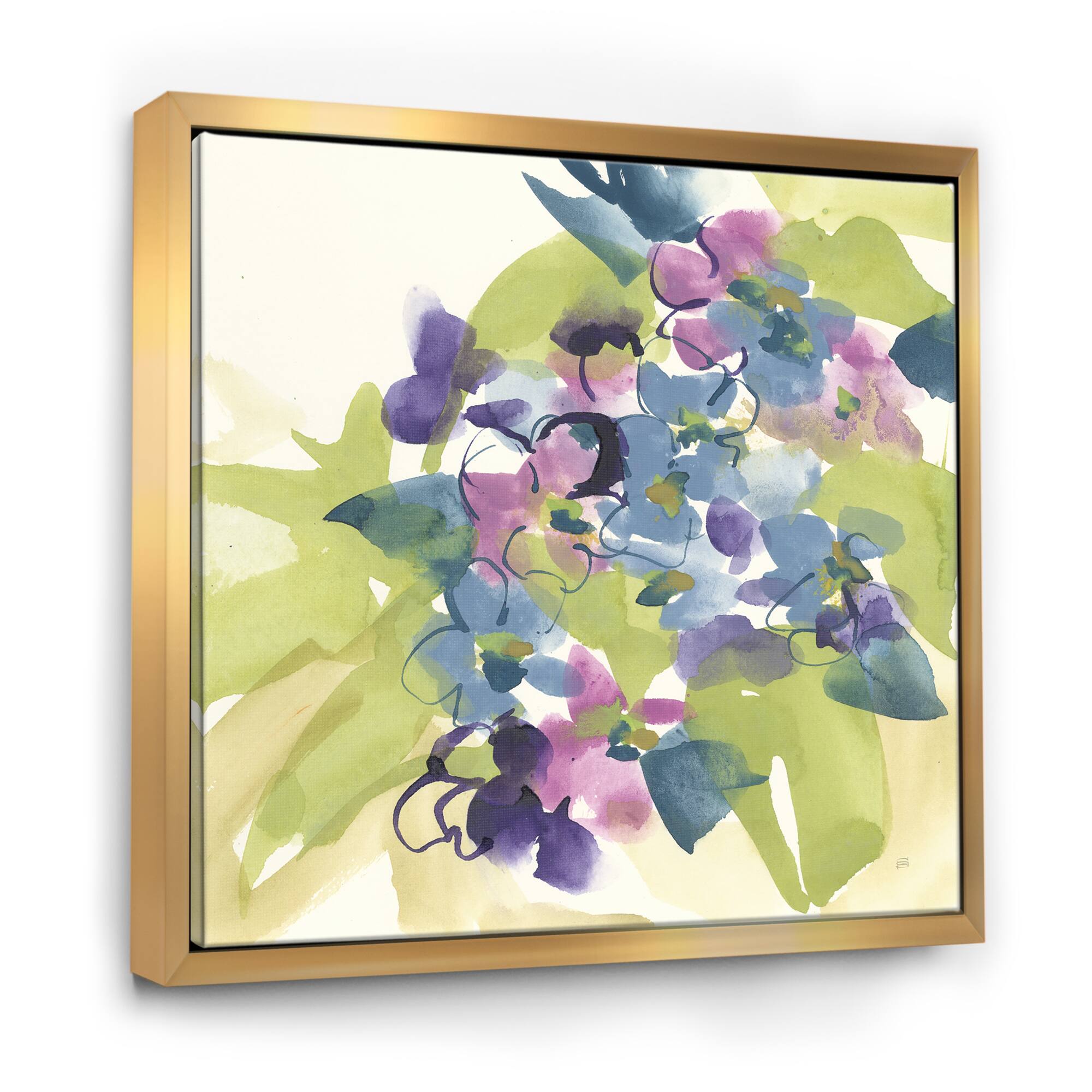 Designart - Spring Bouquet I - Traditional Framed Canvas