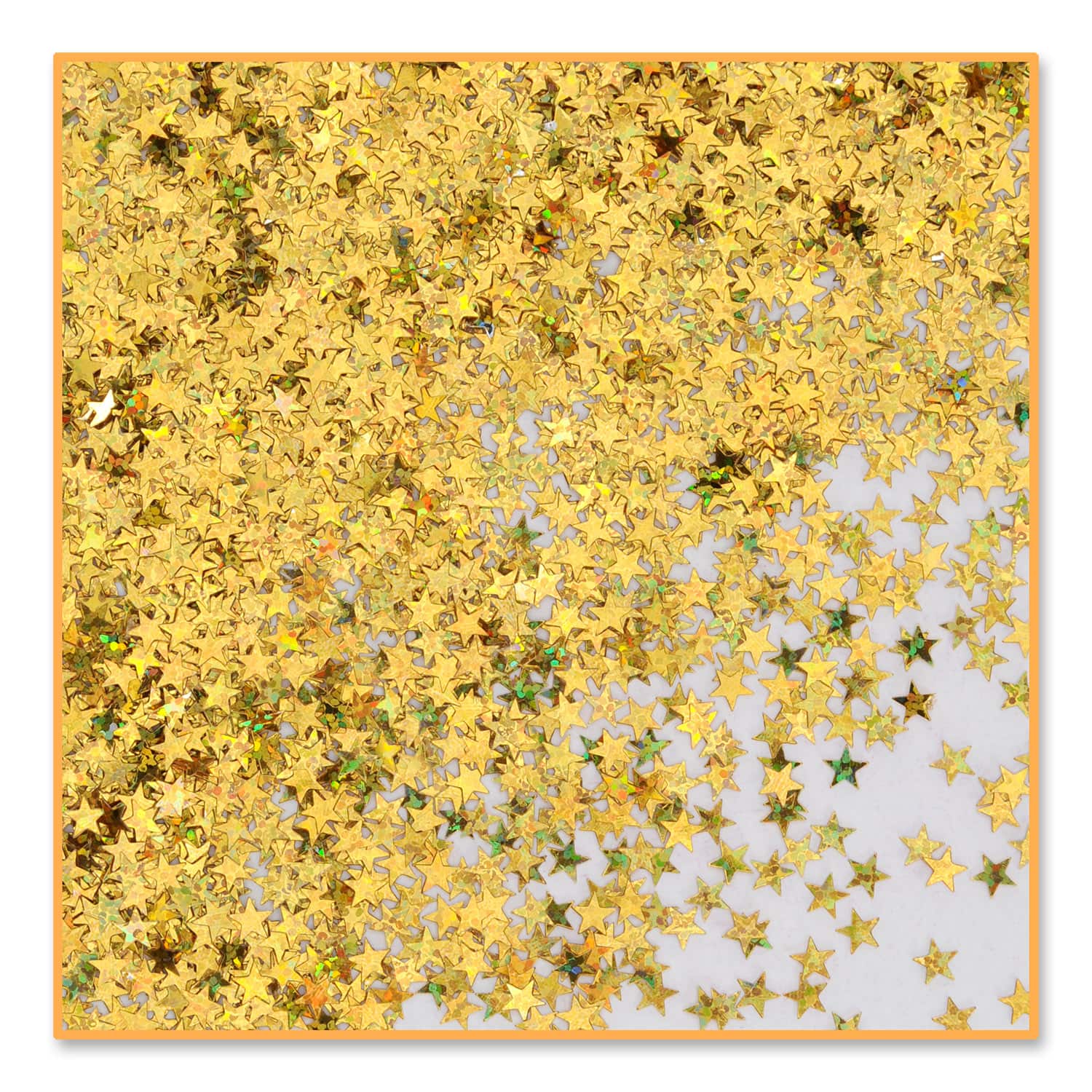 Besitle 1/2oz. Gold Holographic Stars Confetti Packs, 3ct.