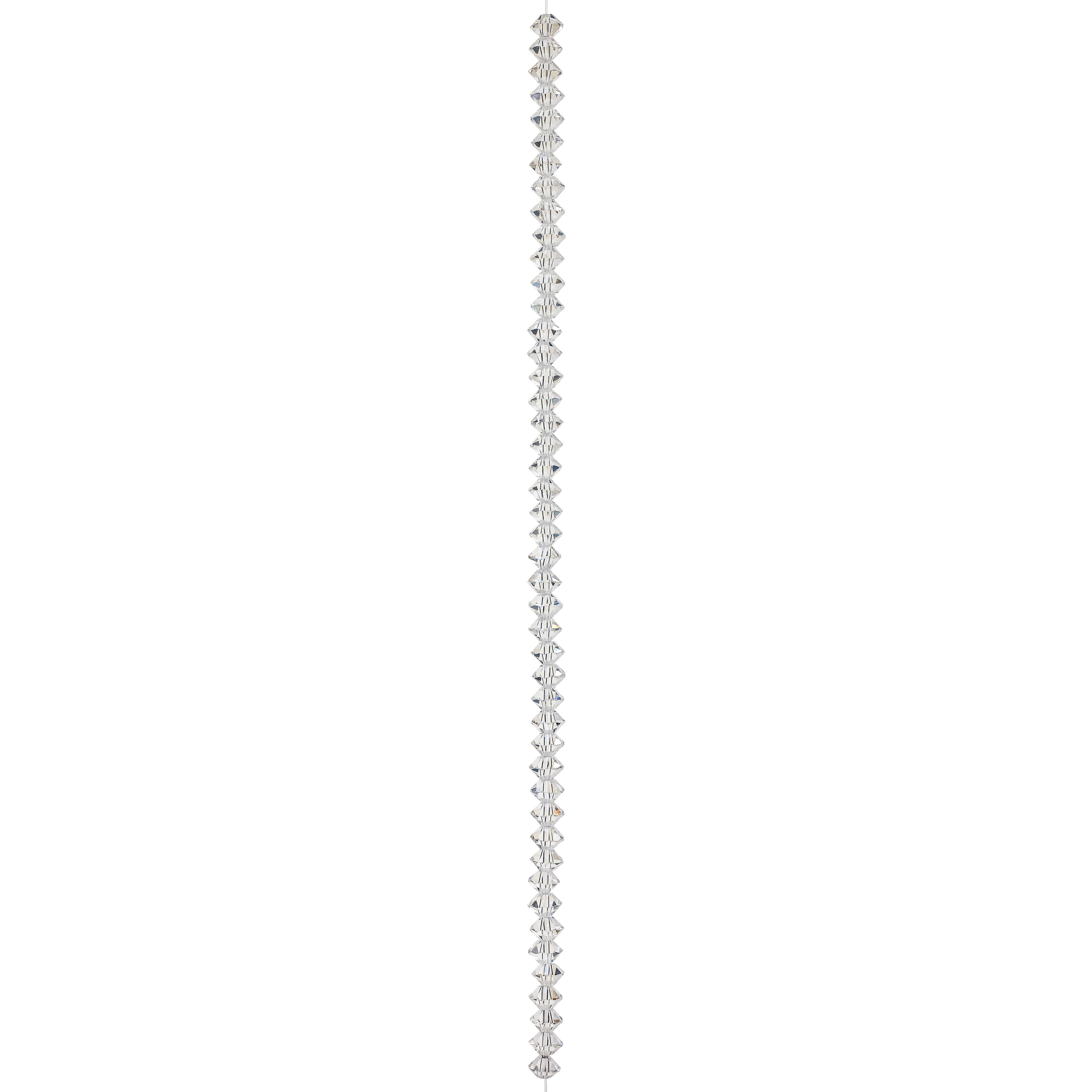 Crystal Glass Small Rondel Beads, 6mm by Bead Landing™