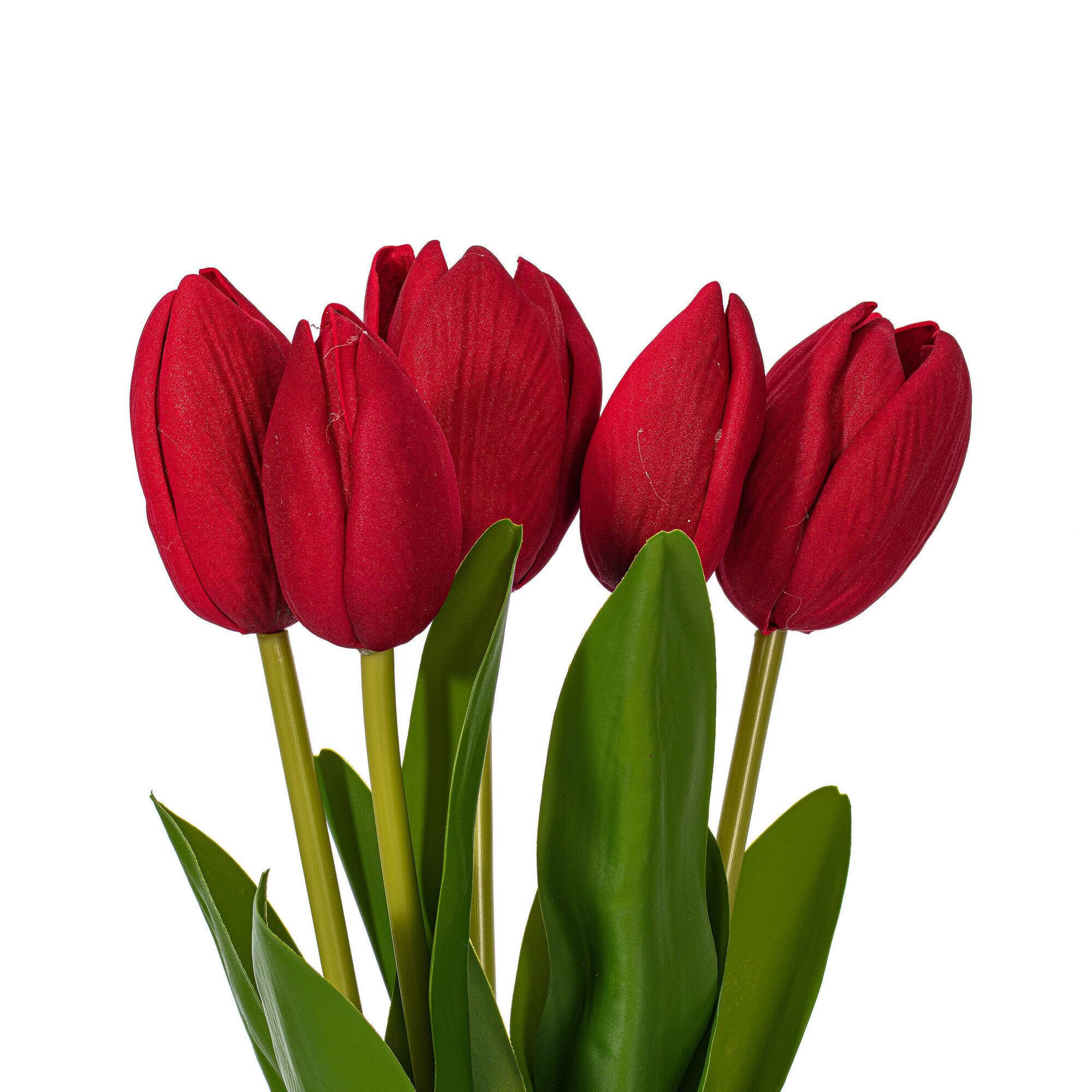 Vickerman 16" Real Touch Artificial Tulip Bundles, 2ct.