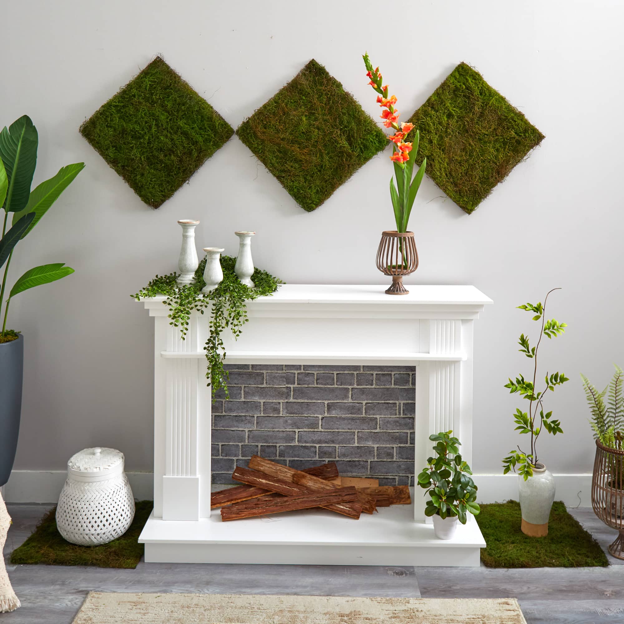 20" Artificial Moss Mat