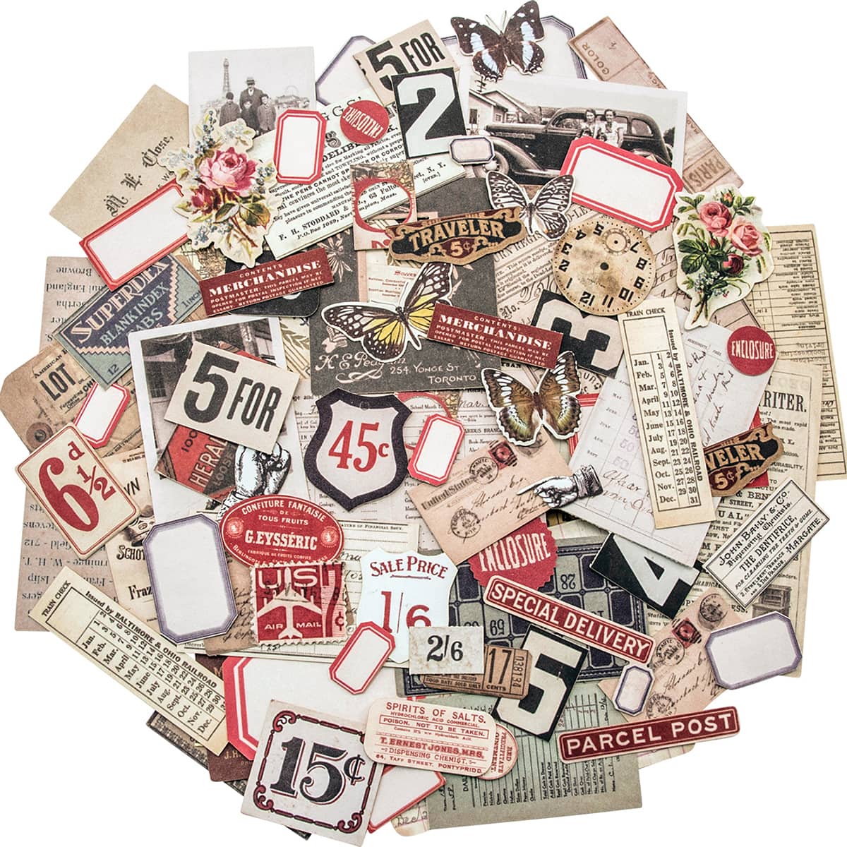 Idea-Ology Ephemera Snippets 111/Pkg- 