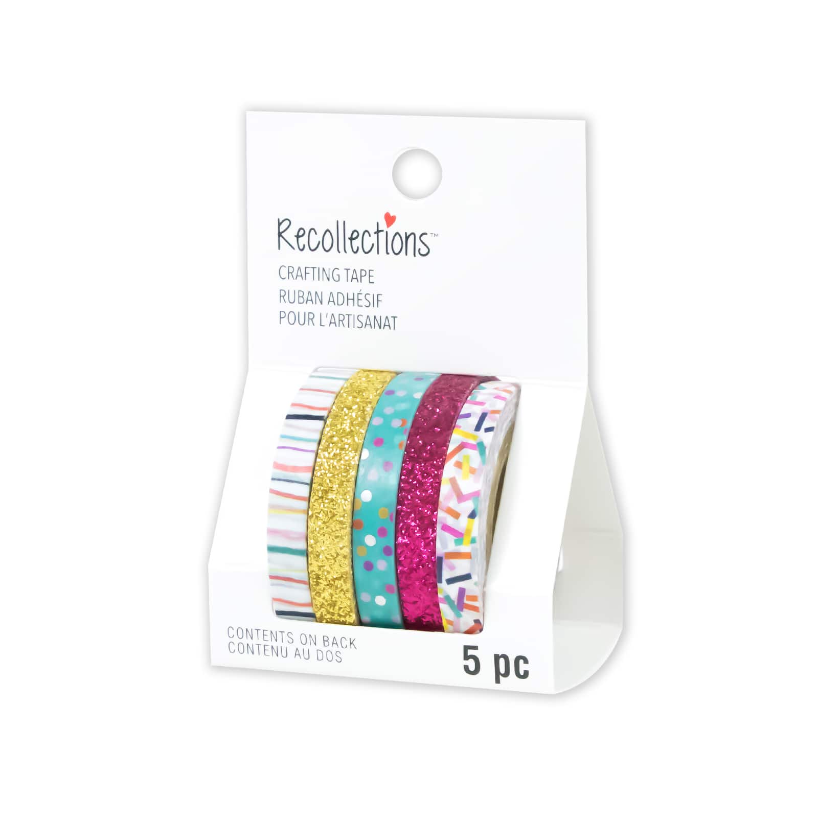 12 Pack: Confetti Glitter Crafting Tape Set by Recollections™