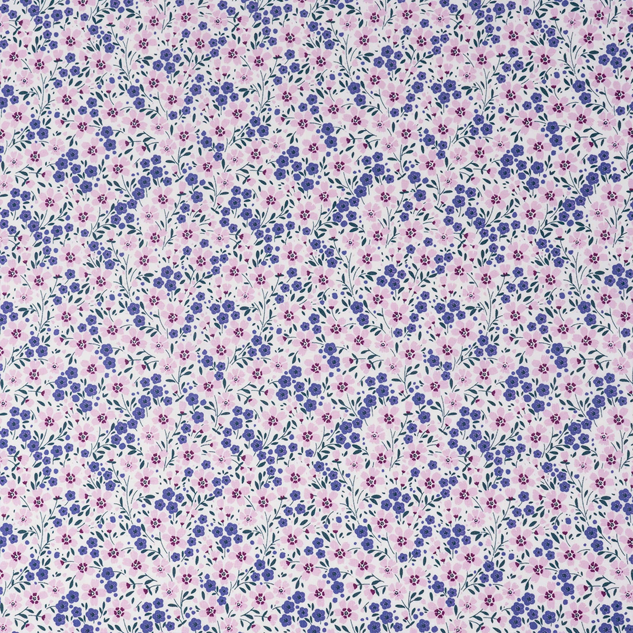 SINGER Spring Floral Packed Ringspun Cotton Fabric