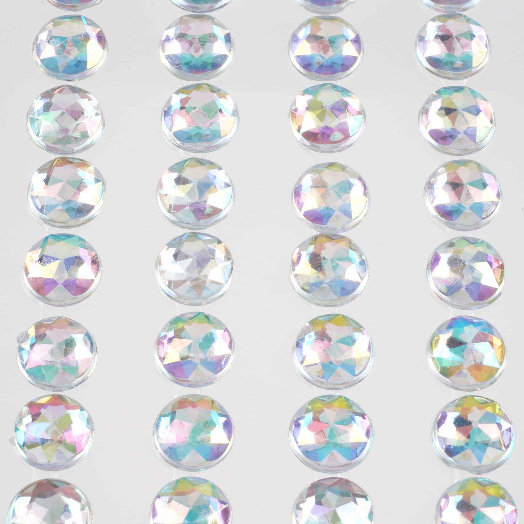 12 Packs: 6 ct. (72 total) Iridescent Clear Rhinestone Borders by Recollections™
