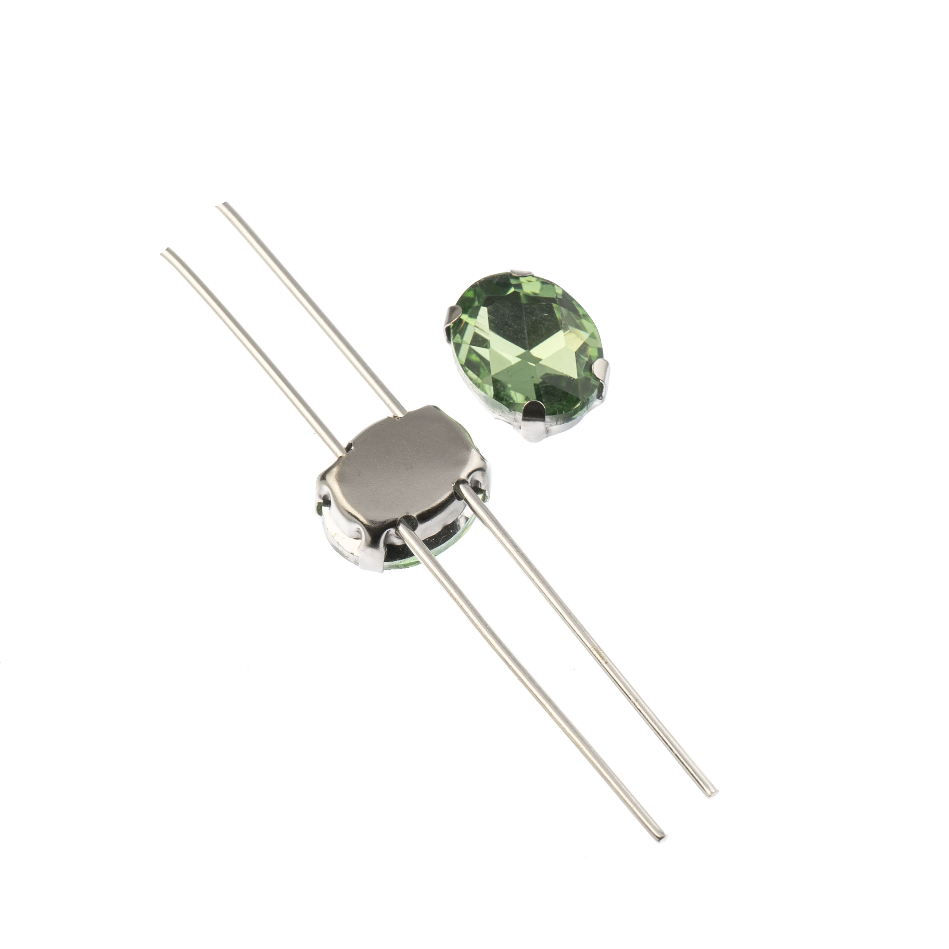 John Bead Crystal Lane 10mm Sew-On Rhinestones, 8ct.