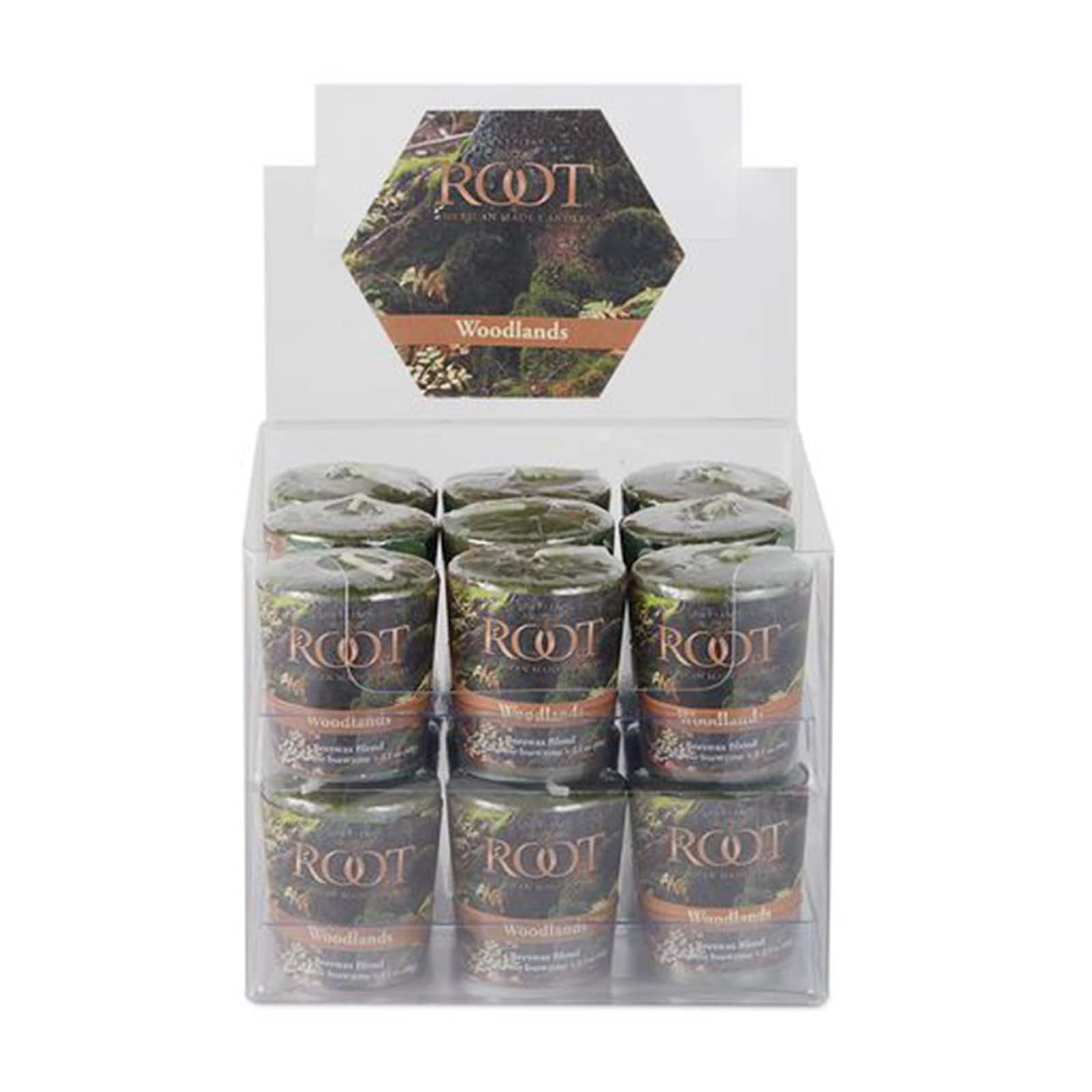 Root Candles Scented 20 Hour Beeswax Blend Votive Candles, 18ct.