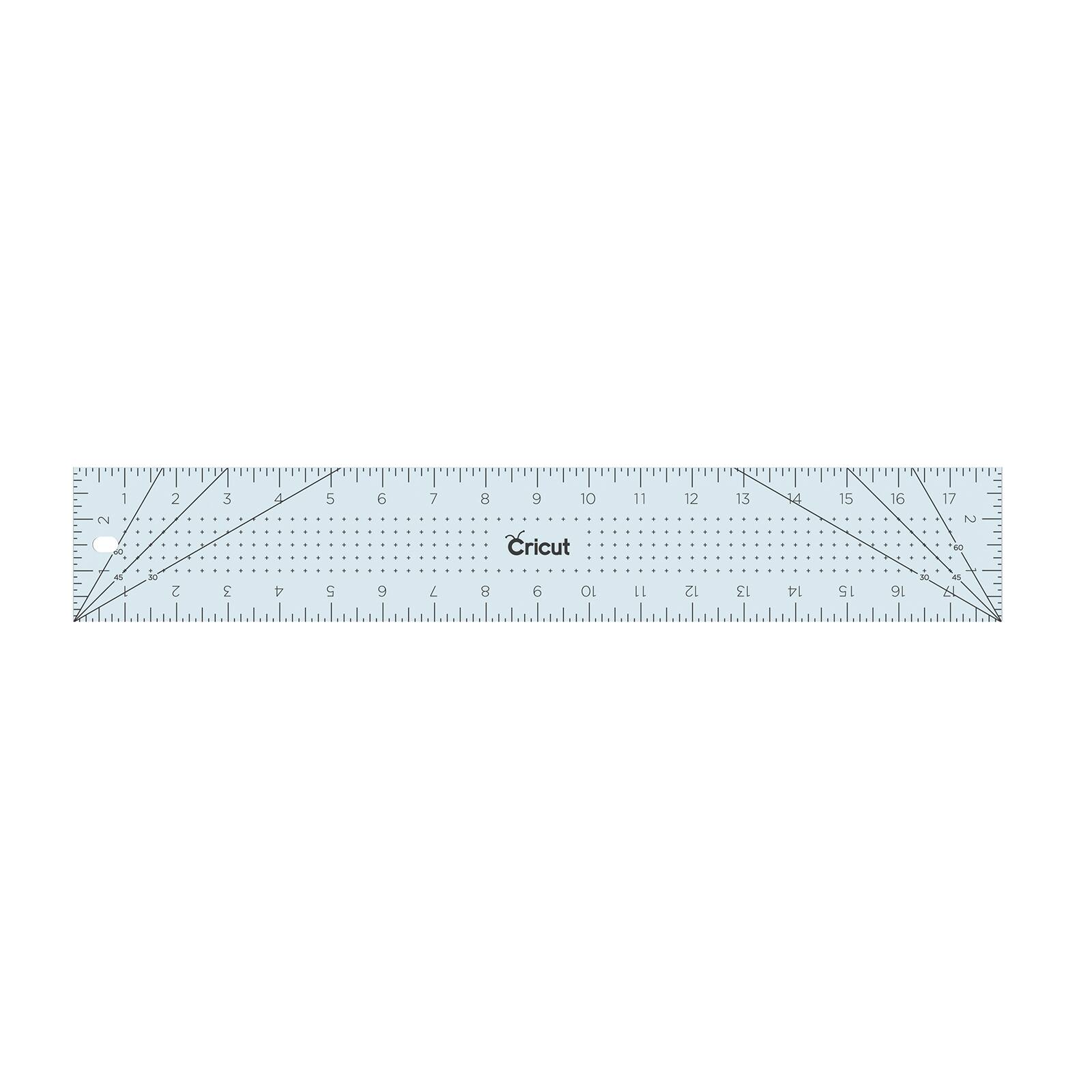 Cricut® Blue Acrylic Ruler, 3" x 18"