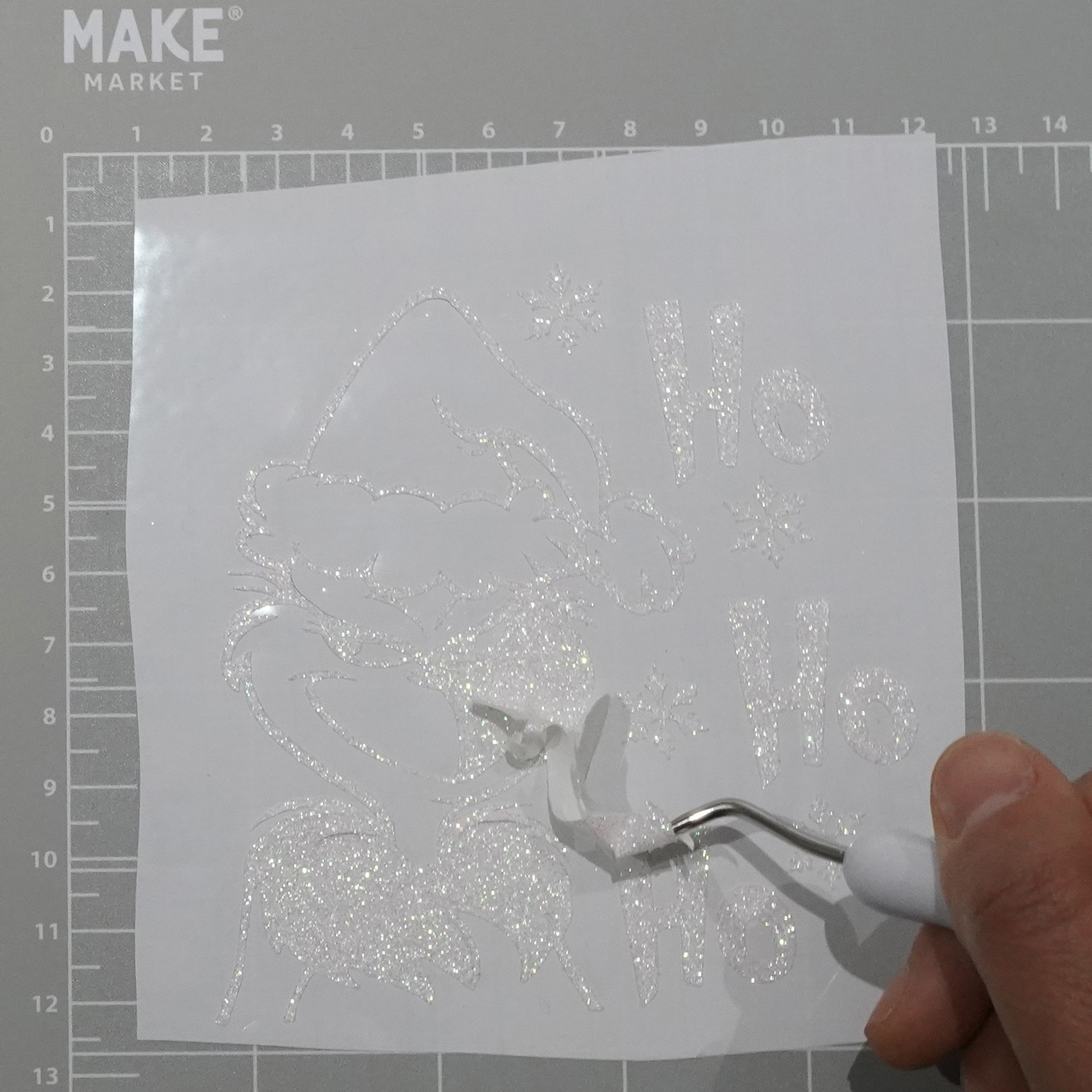 12 Pack: Glitter Permanent Vinyl by Make Market®