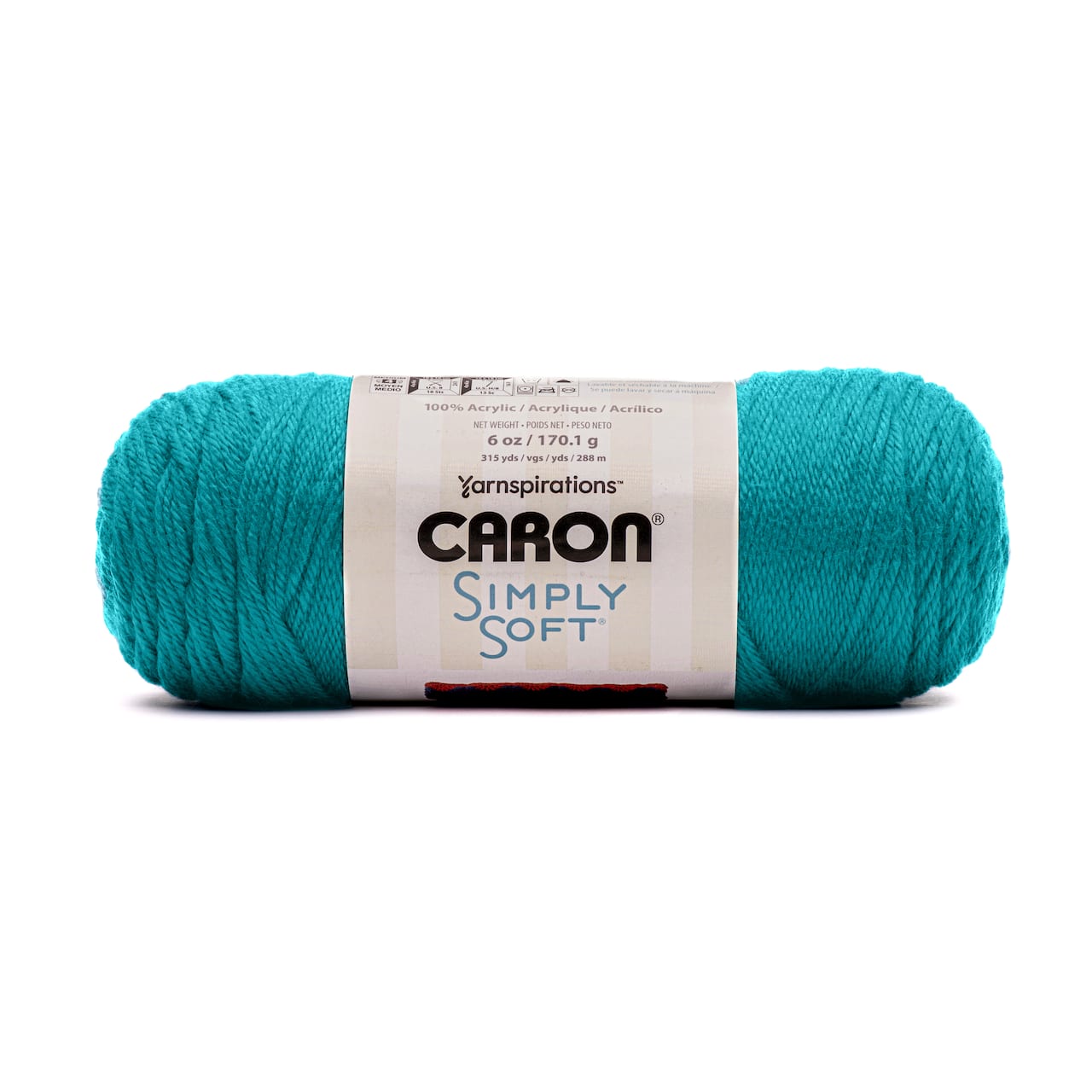 Caron® Simply Soft® Solid Yarn, Color: Blue Mint | Michaels