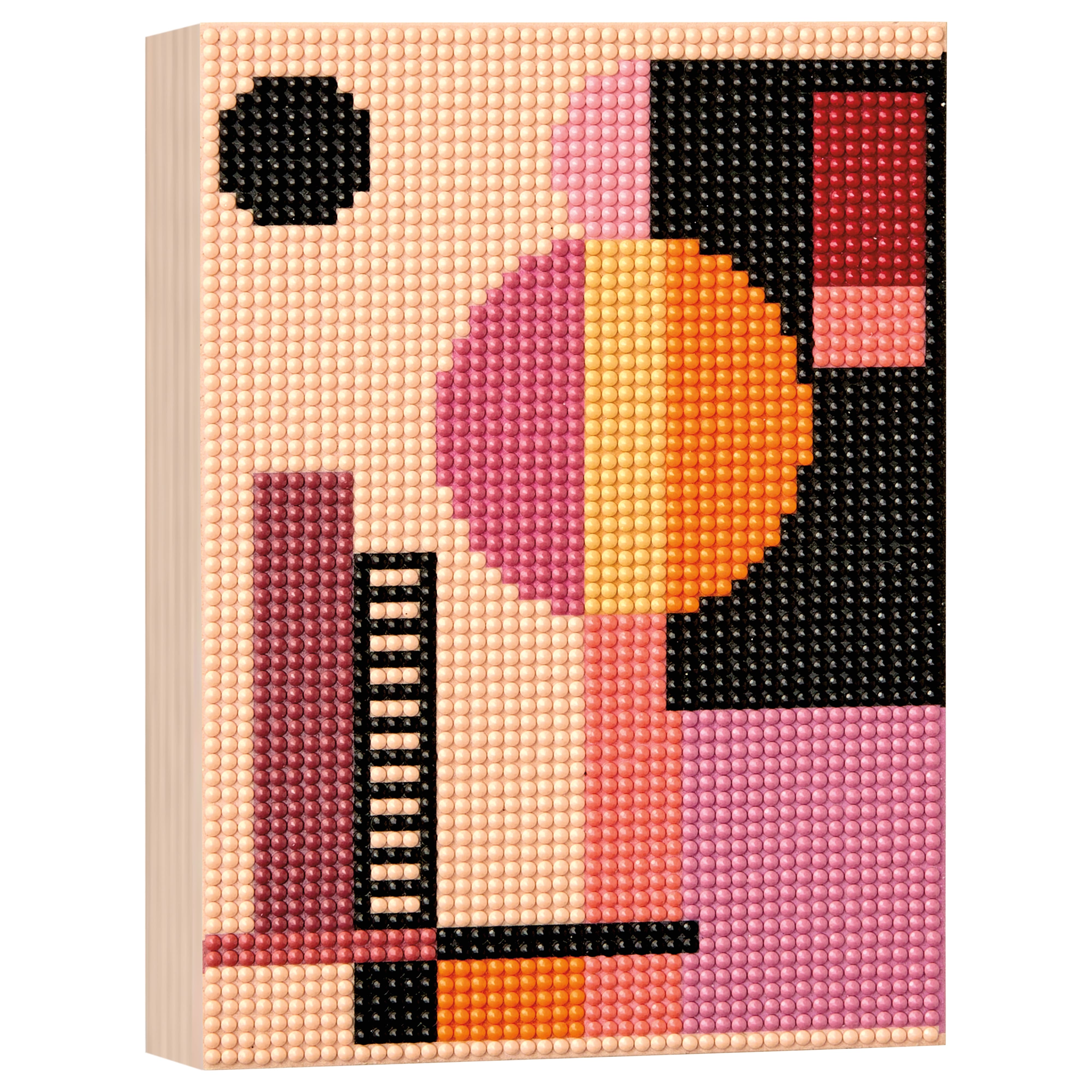 5" x 7" Bright Geometric Wood Plank Diamond Art Kit by Make Market®