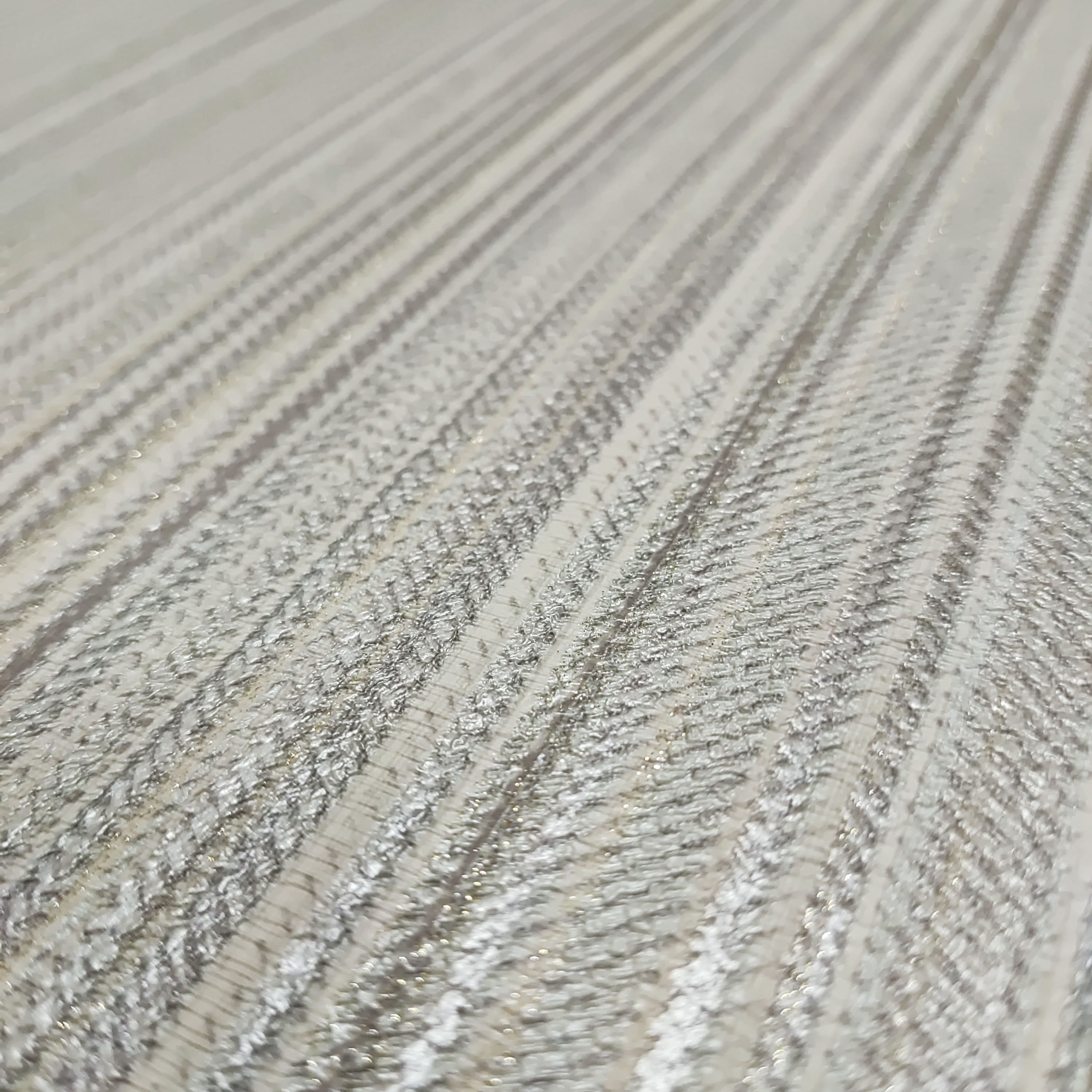 Designs Direct Glint Stria Stripe Wallpaper