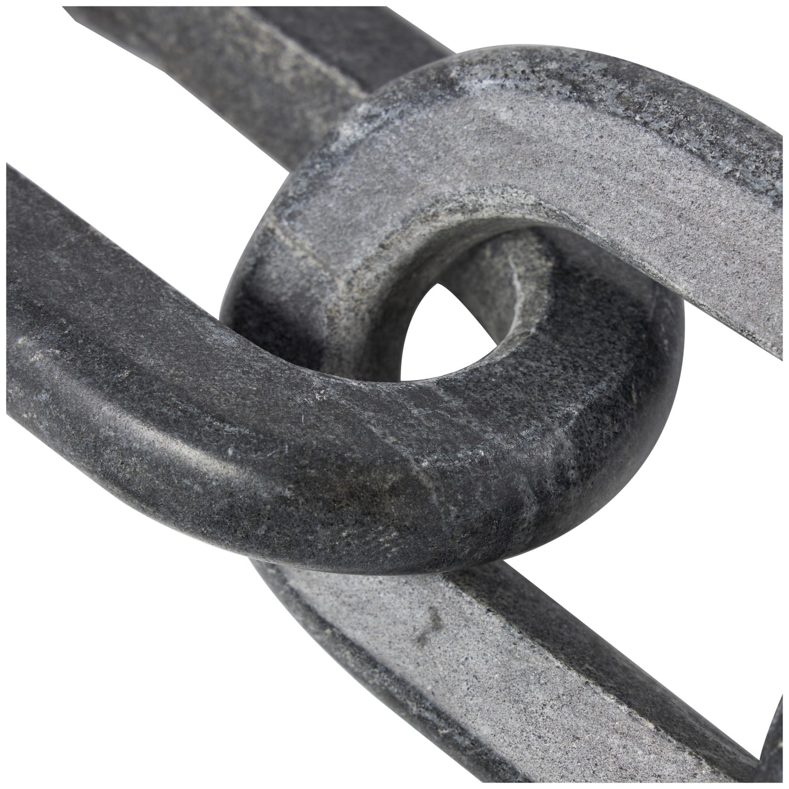 Interlocking Modern Chain Link Marble Sculpture Set