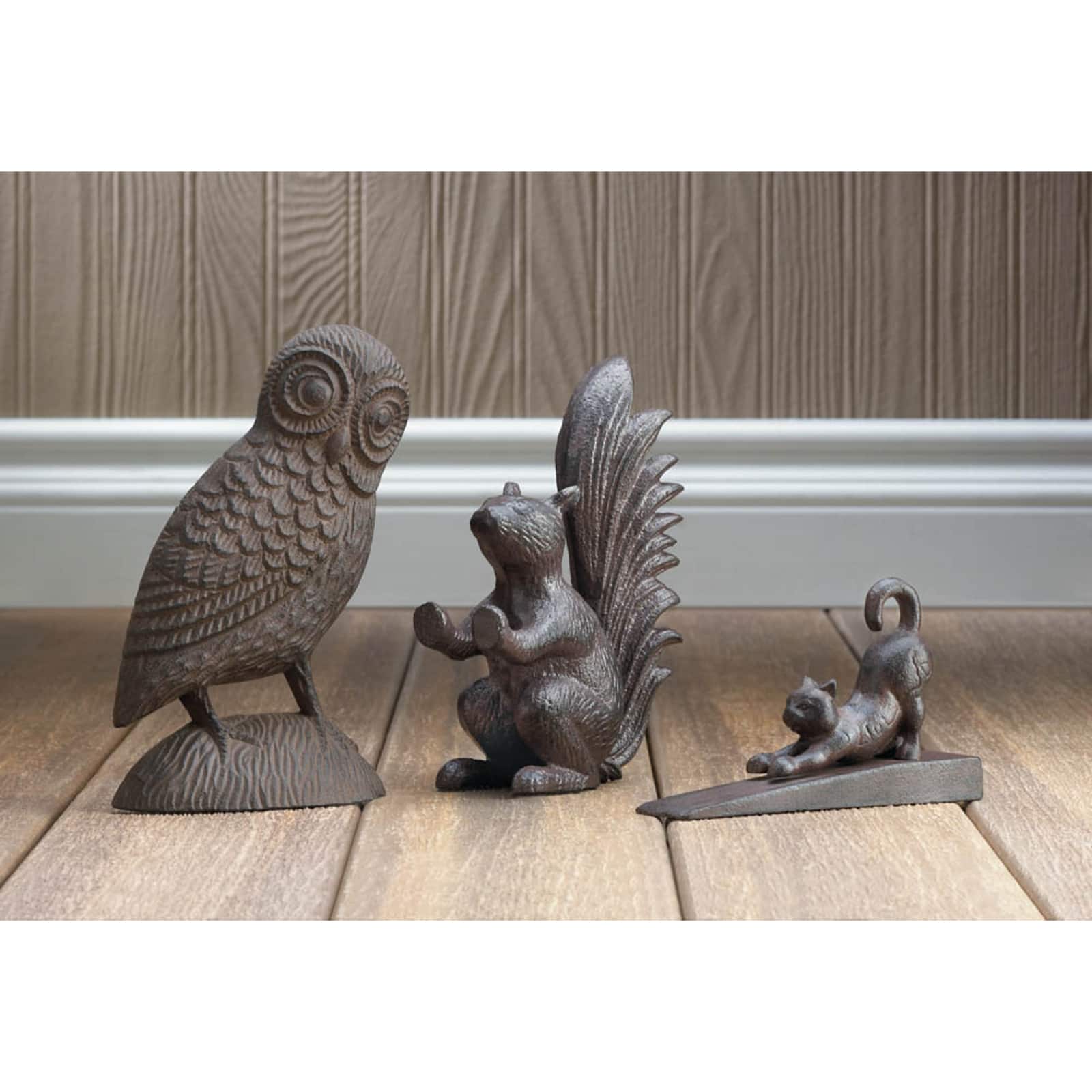Squirrel Door Stopper 4.75" x 2.25" x 7"