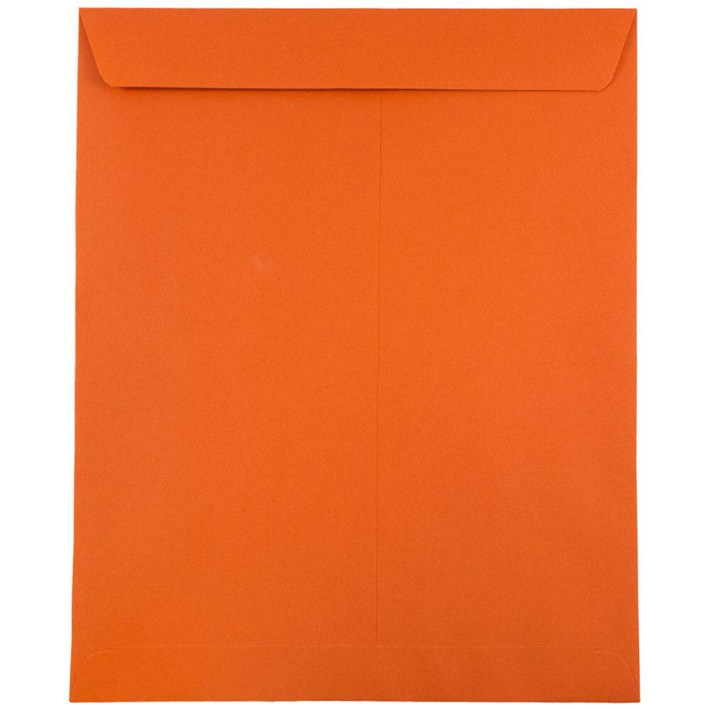 JAM Paper 10" x 13" Orange Open End Catalog Envelopes