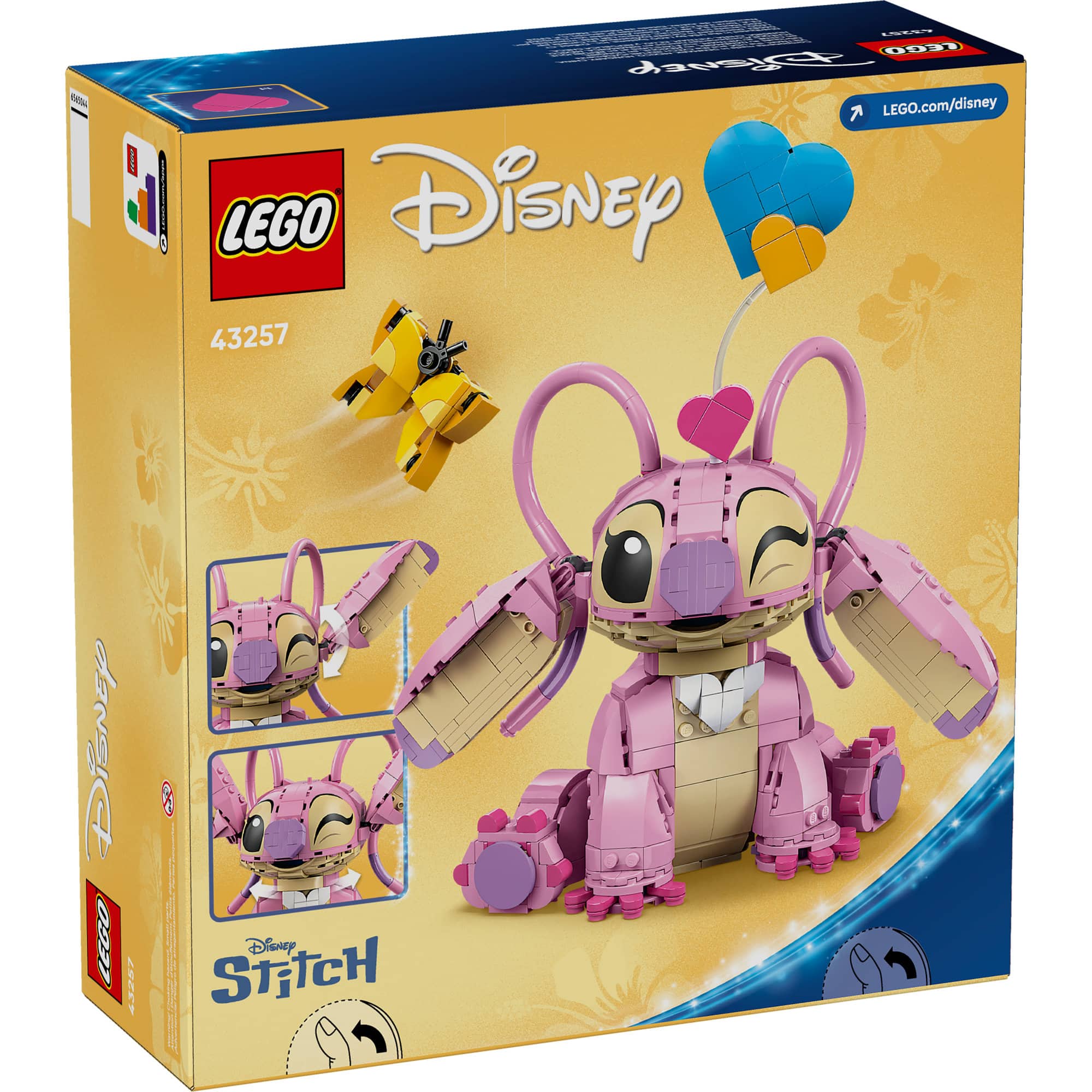 LEGO® Disney Angel Lilo & Stitch Building Toy for Girls, Boys and Kids 43257