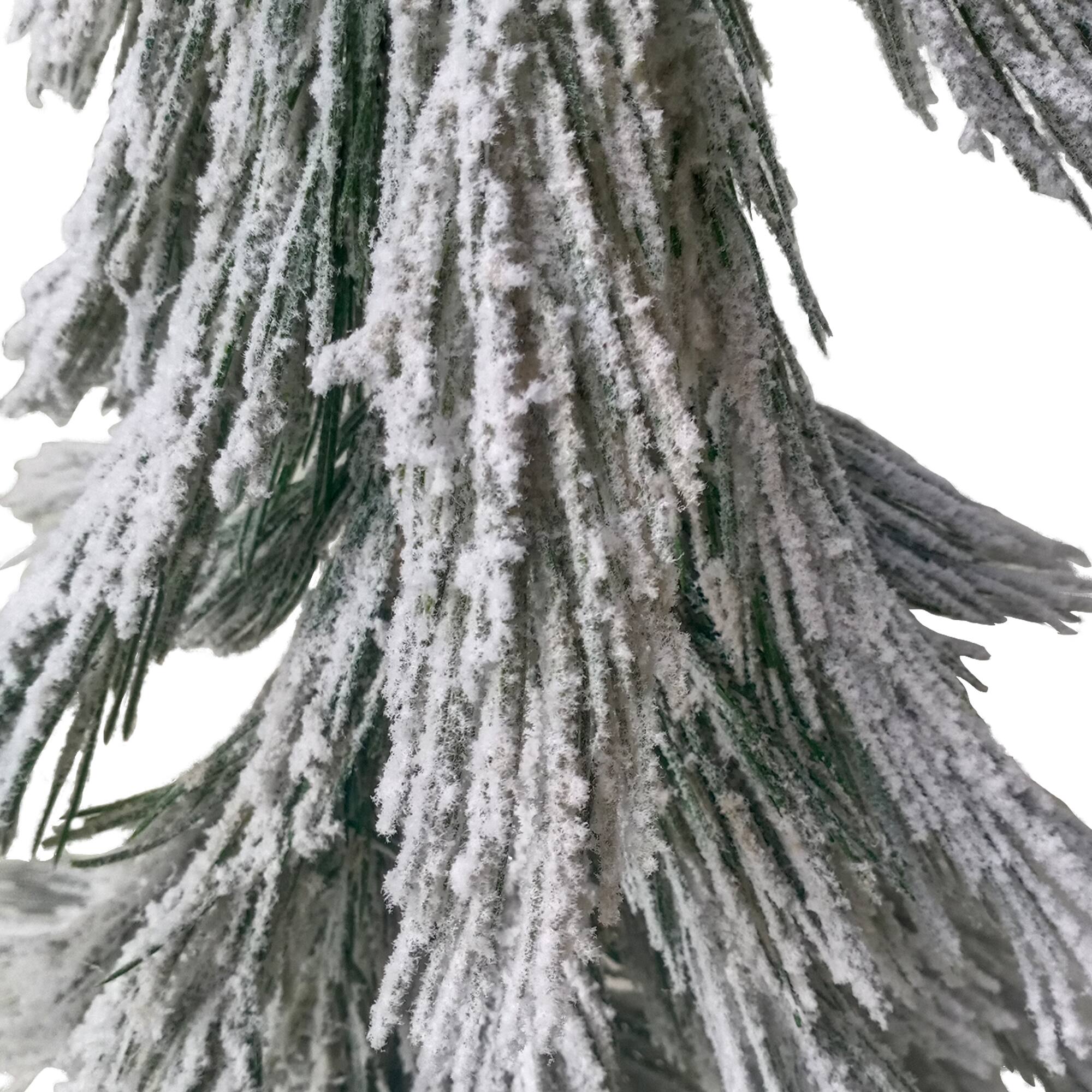 Northlight 4ft. Unlit Heavily Flocked Pine Sprig Artificial Christmas Tree