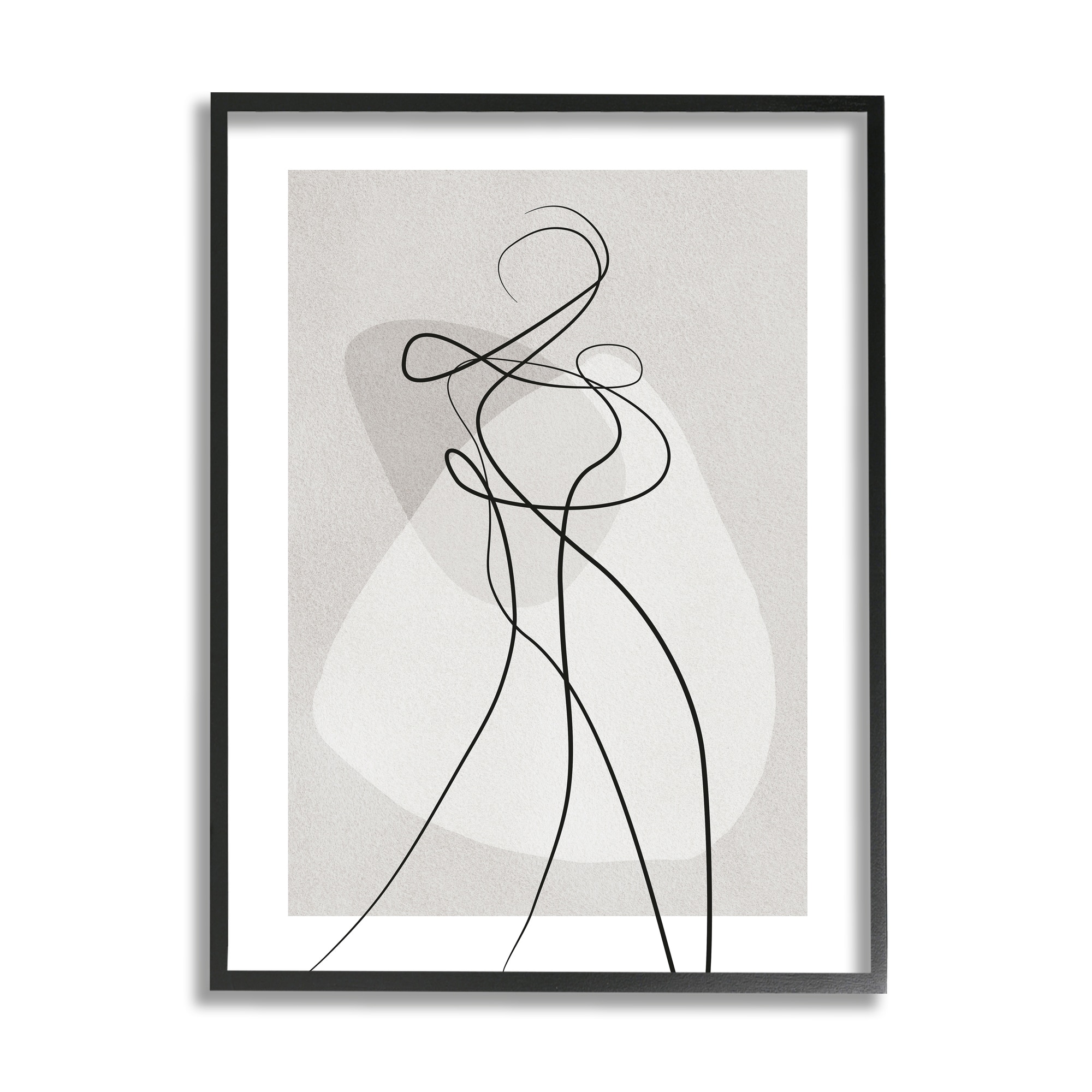 Stupell Industries Surreal Figure Expressive Body Abstract Contemporary in Frame Wall Art