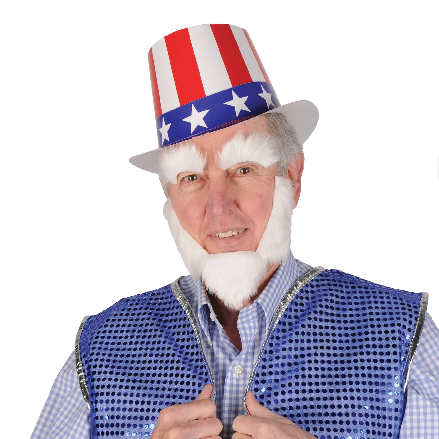 Beistle White Uncle Sam Kits, 2ct.