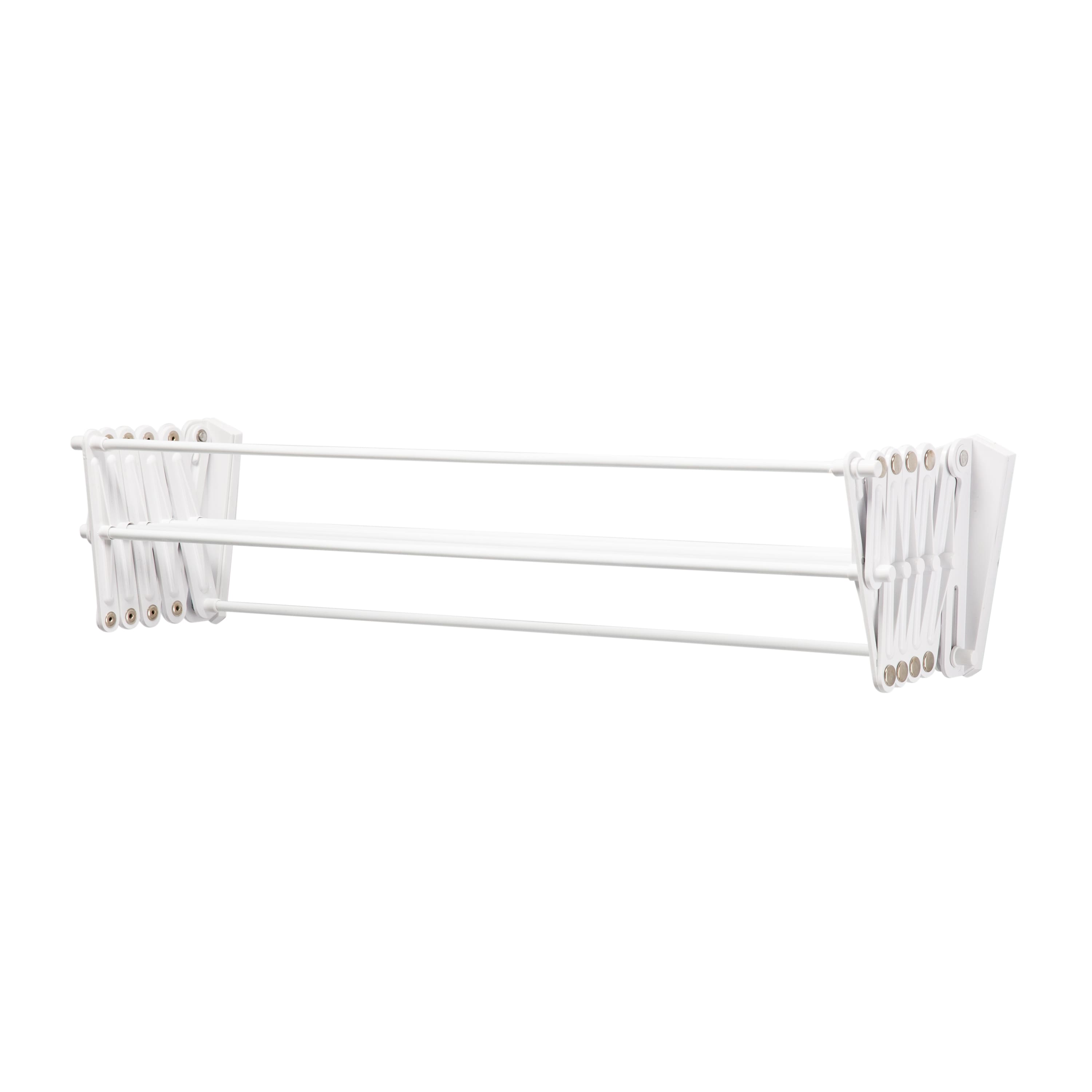 Woolite 24" Wide Collapsible Wall-Mount Drying Rack