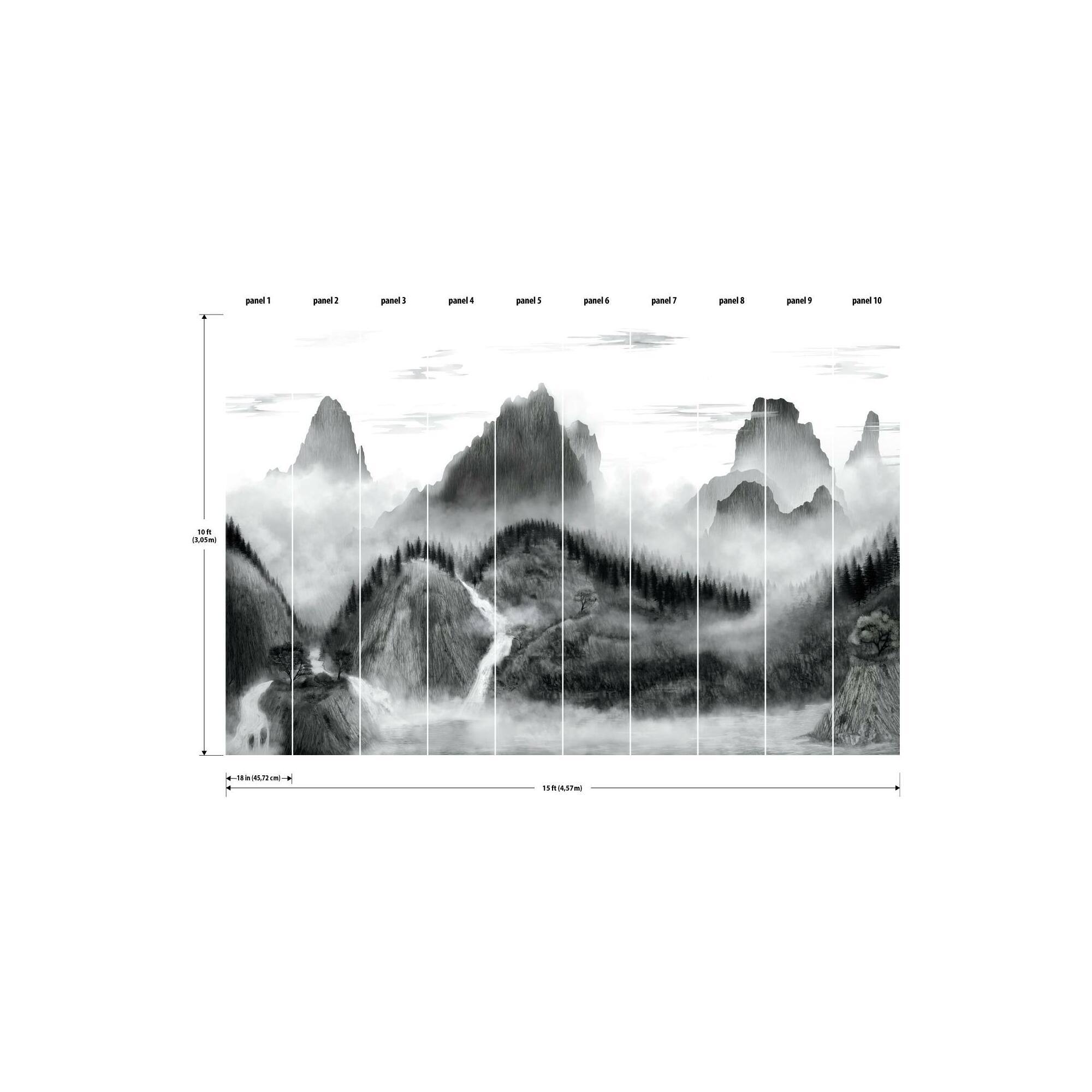 RoomMates Majestic Mountains Peel & Stick Mural
