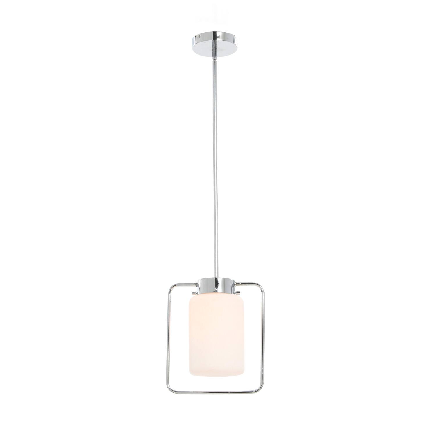 Hello Honey® Robert Stevenson Lighting Ezra Metal & Frosted Glass Convertible Ceiling Light