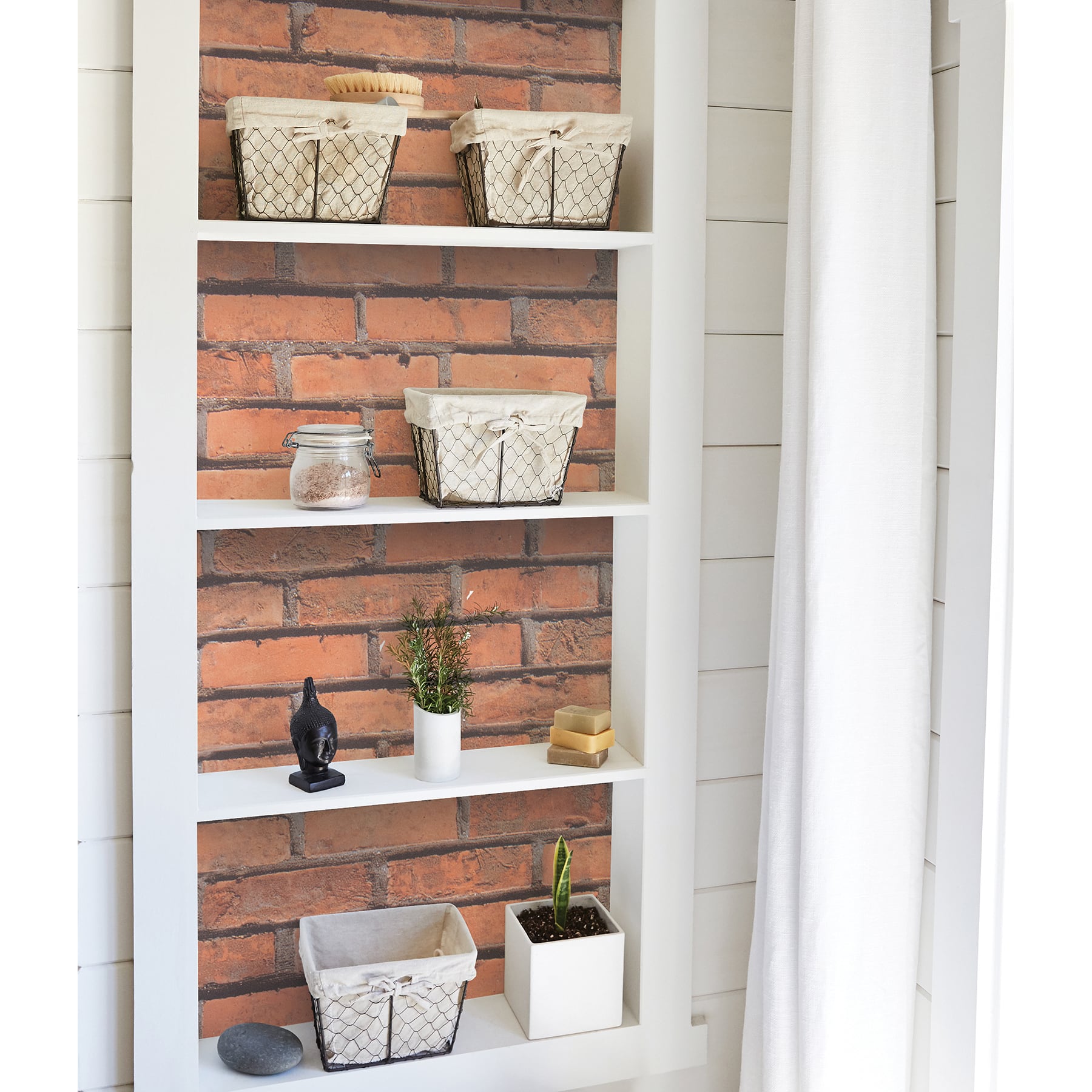 Fablon Brick Wall Adhesive Film, 2ct.