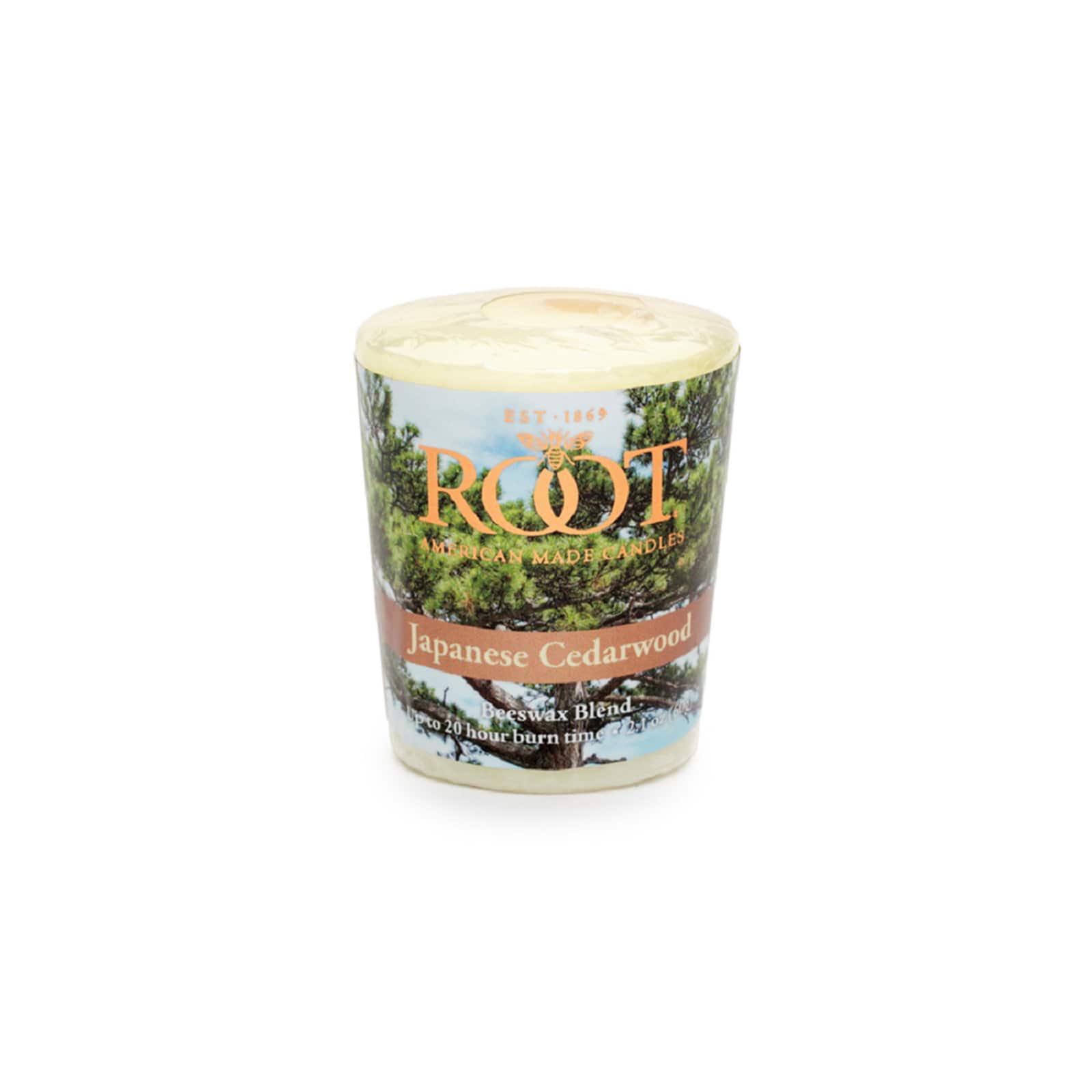 Root Candles Scented 20 Hour Beeswax Blend Votive Candles Gift Box