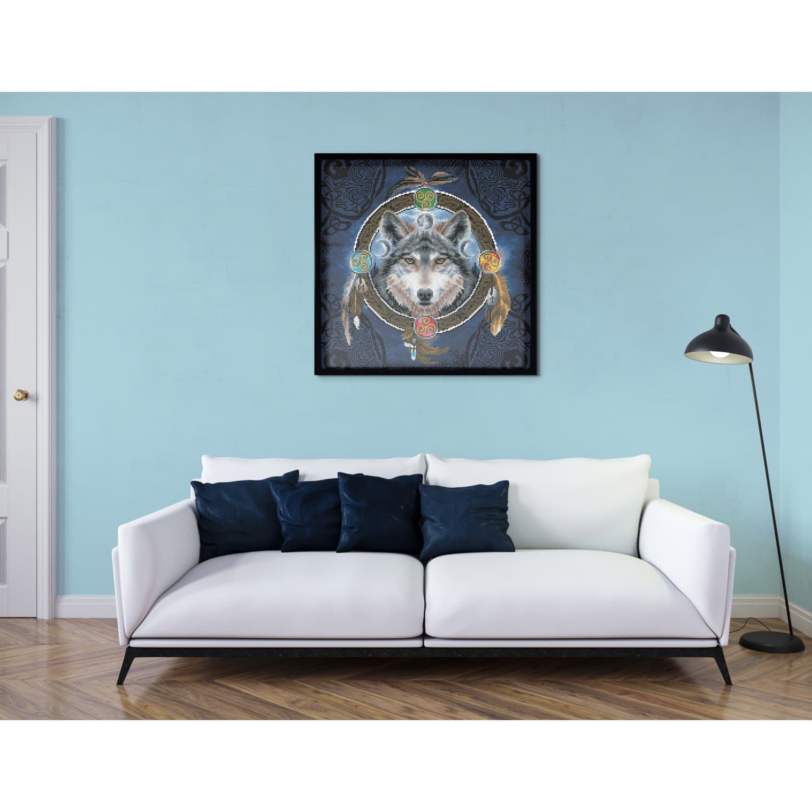Diamond Dotz® Celtic Wolf Guide Diamond Painting Kit