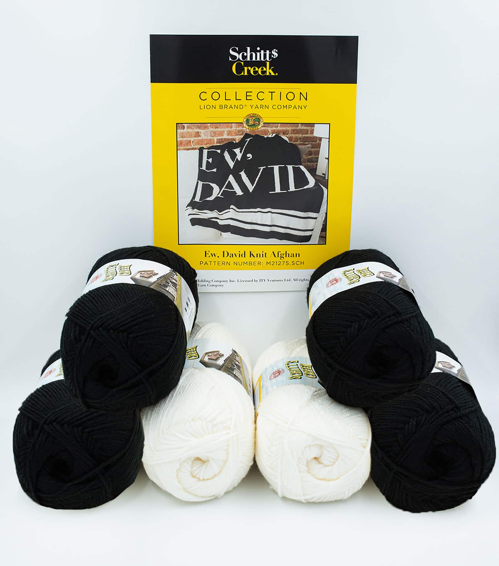 Lion Brand® Schitt's Creek Ew, David Blanket Knit Yarn Bundle
