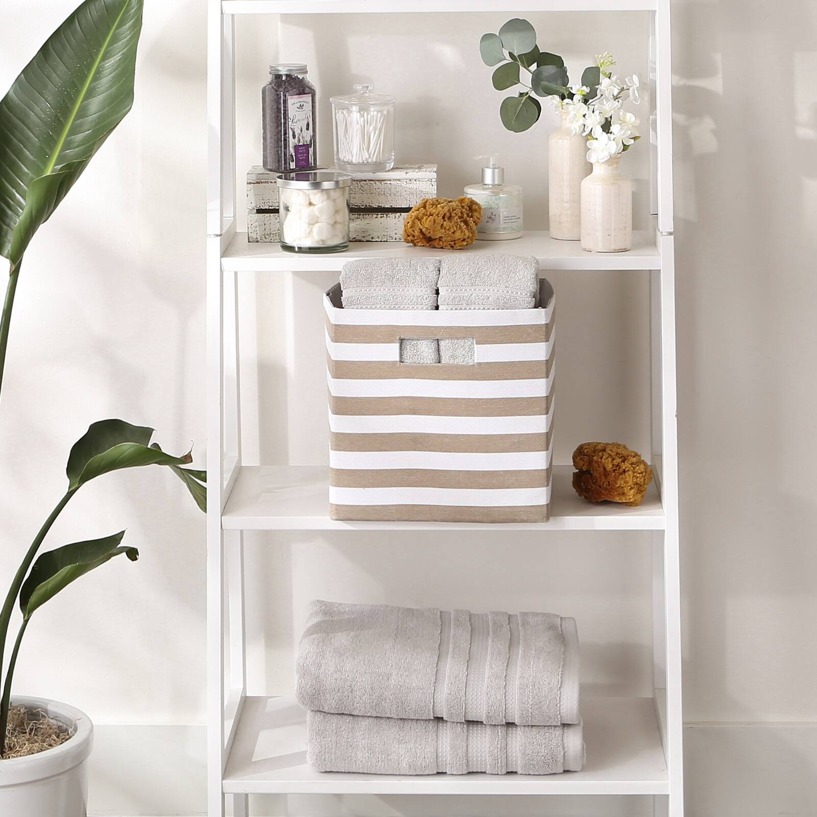 DII® 11" Polyester Stripes Storage Cube