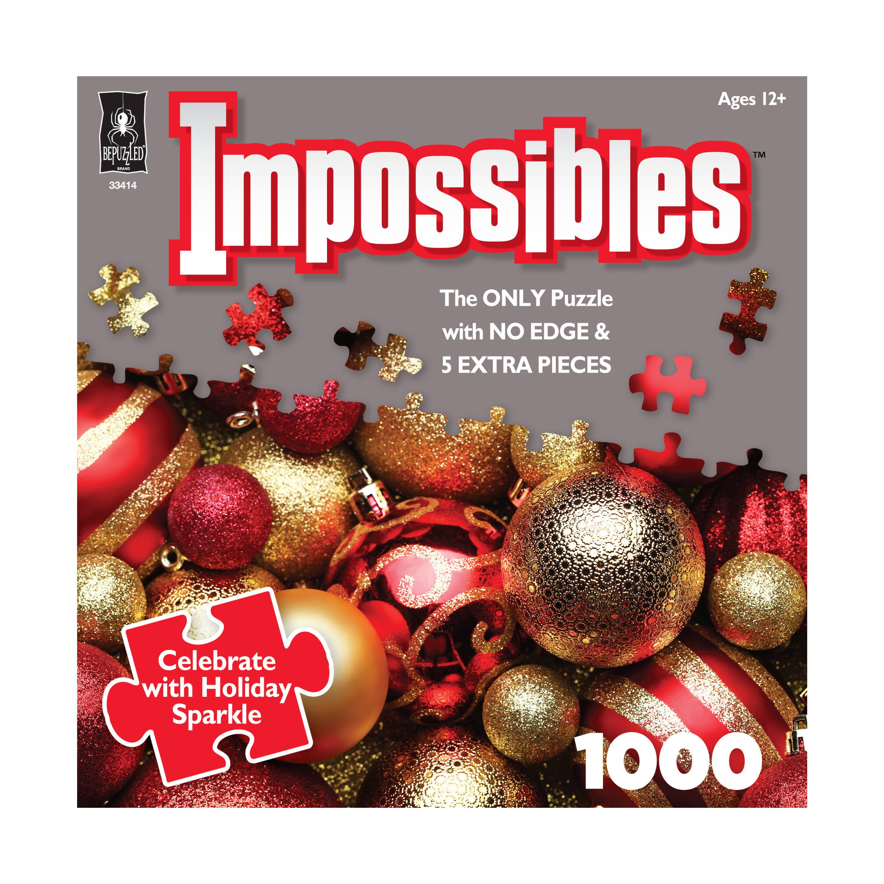 Impossibles Puzzle - Celebrate with Holiday Sparkle: 1000 Pcs