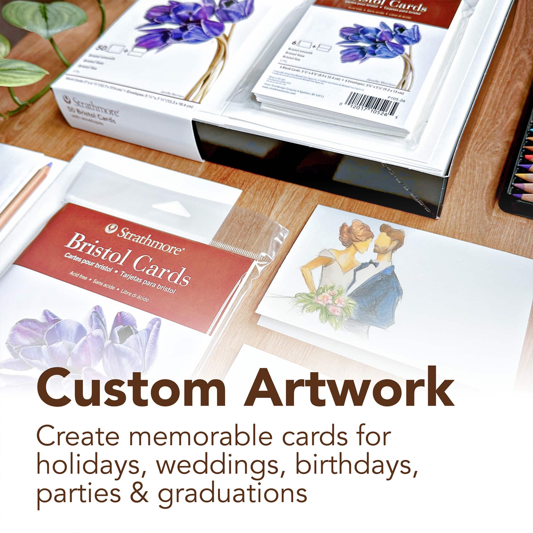 Strathmore® 400 Series Full Size Bristol Cards & Envelopes