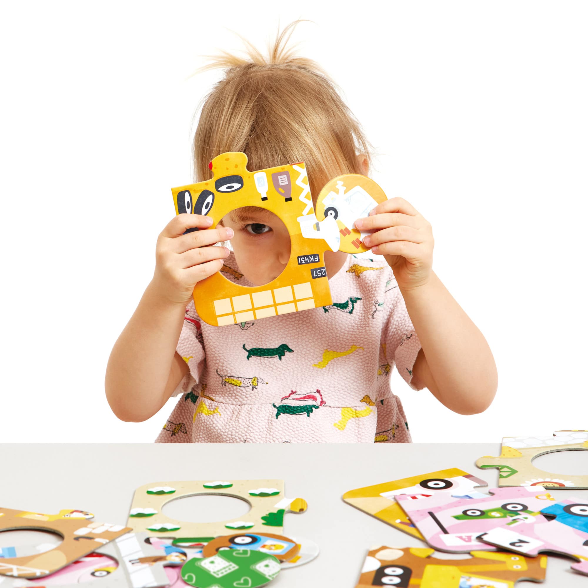 Banana Panda Match the Vehicles Puzzles Set