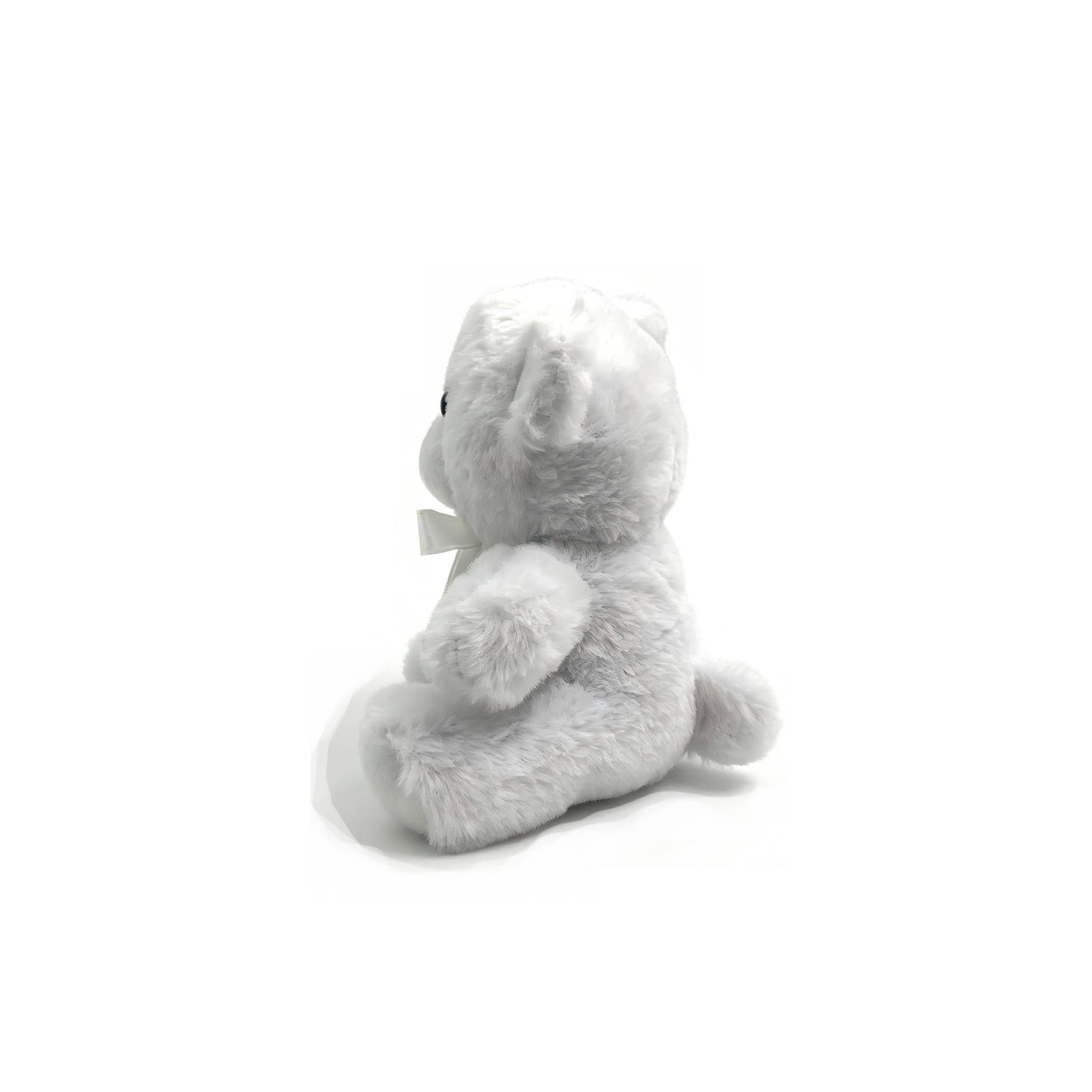 White Plush Bear with Bow by Celebrate It®