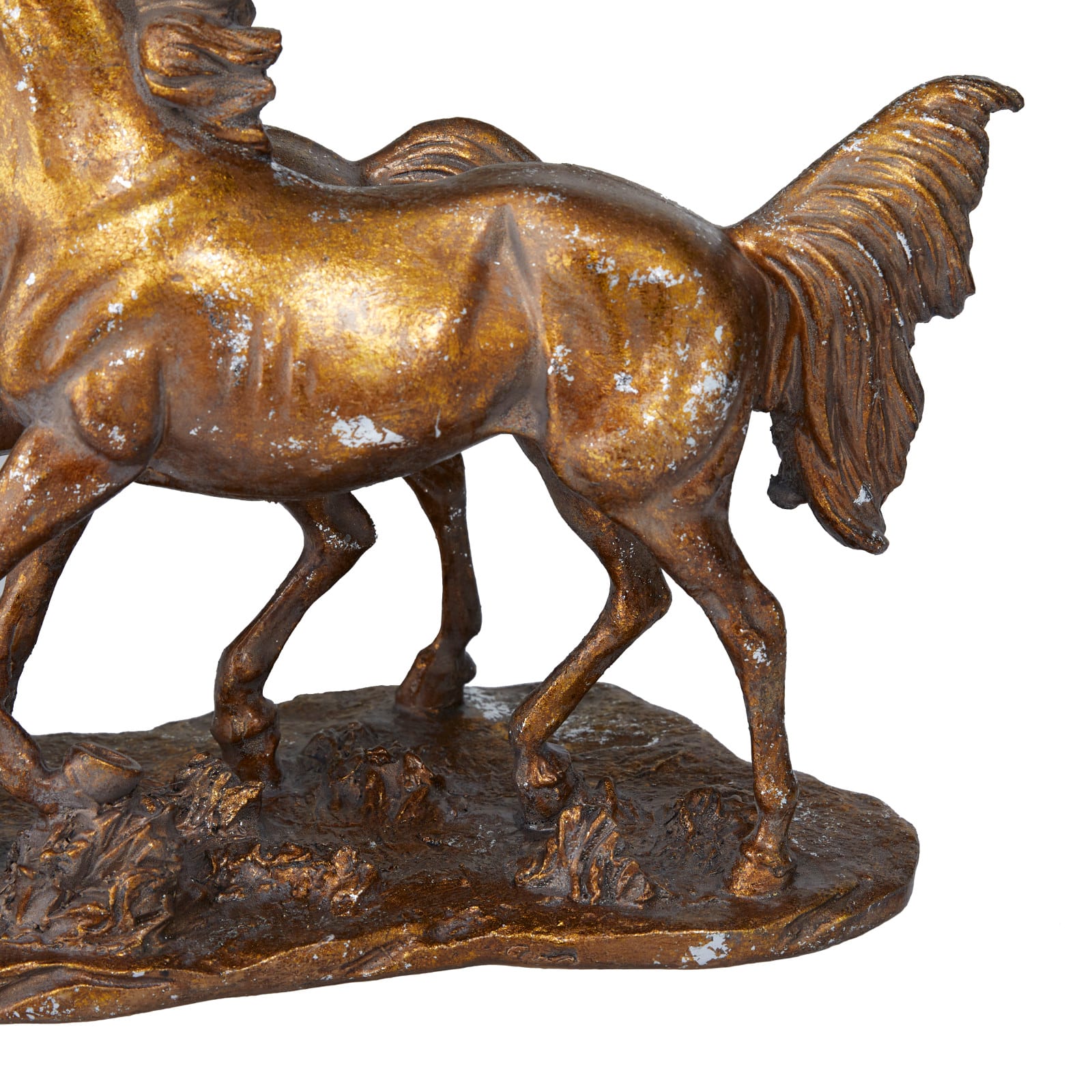 Bronze Metal Traditional Sculpture, 11" x 14" x 6"