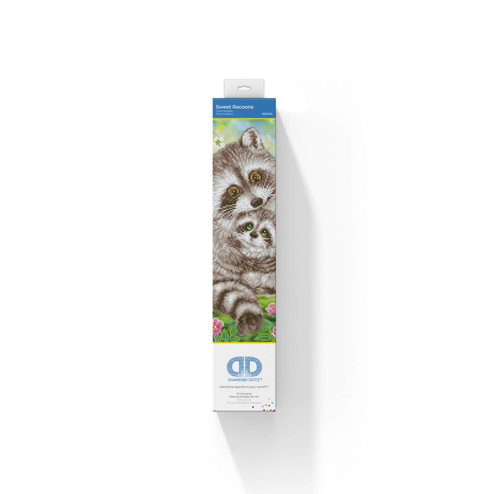 Diamond Dotz® Sweet Raccoons Diamond Painting Kit