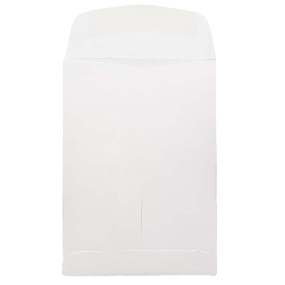 JAM Paper 5.5" x 7.5" White Open End Catalog Envelopes