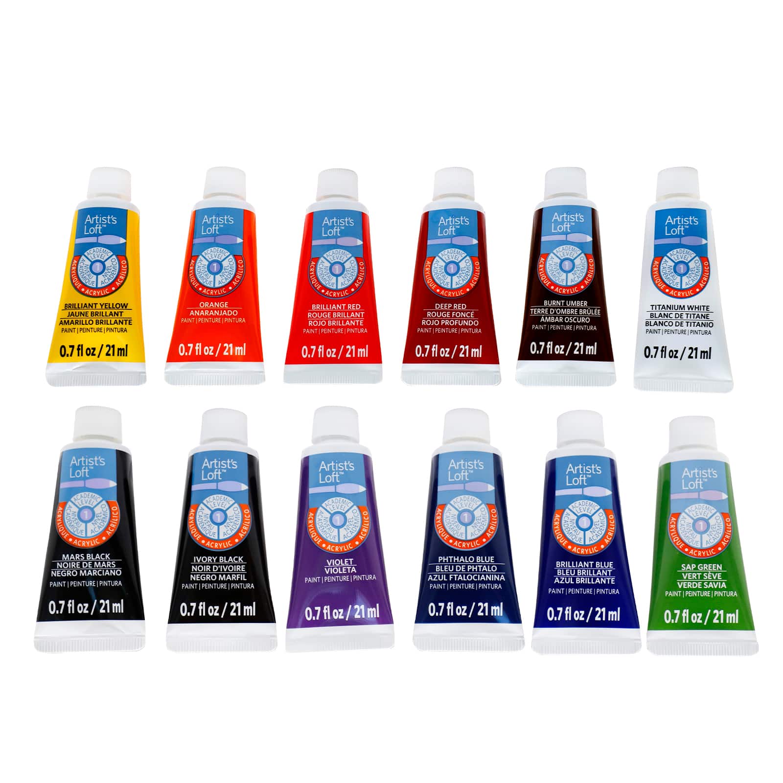 8 Packs: 48 ct. (384 total) Acrylic Paint Set by Artist's Loft™