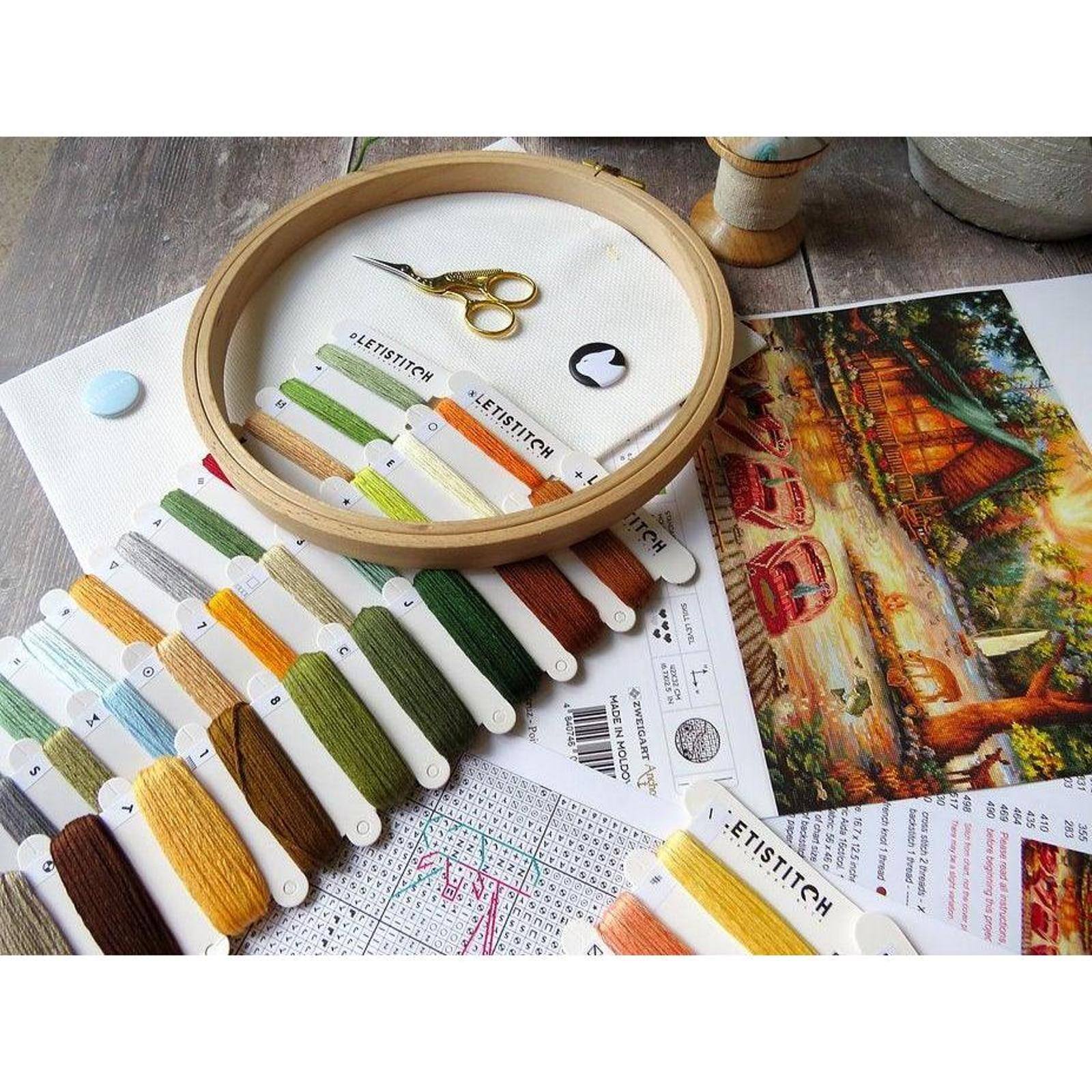 Letistitch Blue Ii Counted Cross Stitch Kit