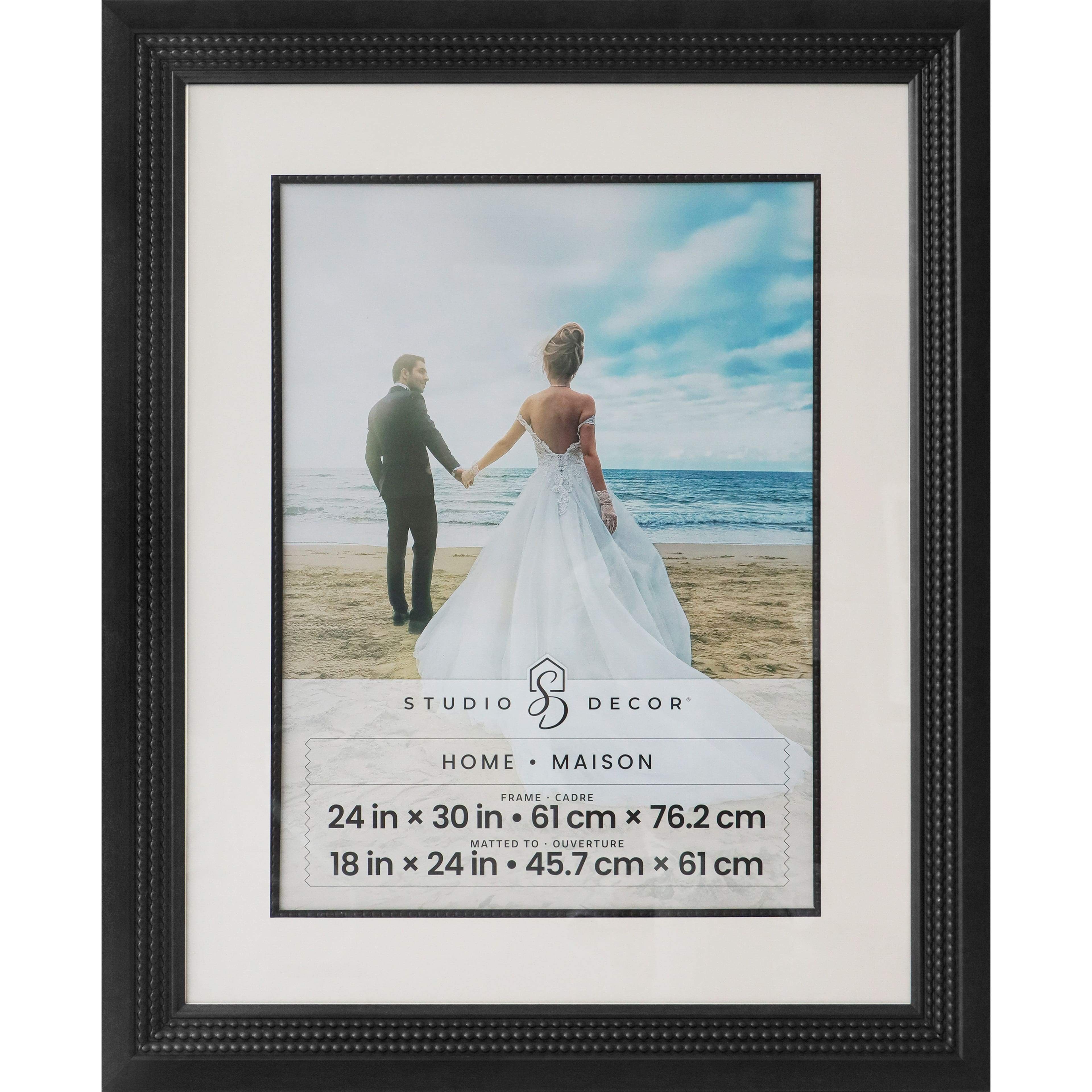 6 Pack: Home Bronze Triple Beaded Frame with Mat by Studio Décor®