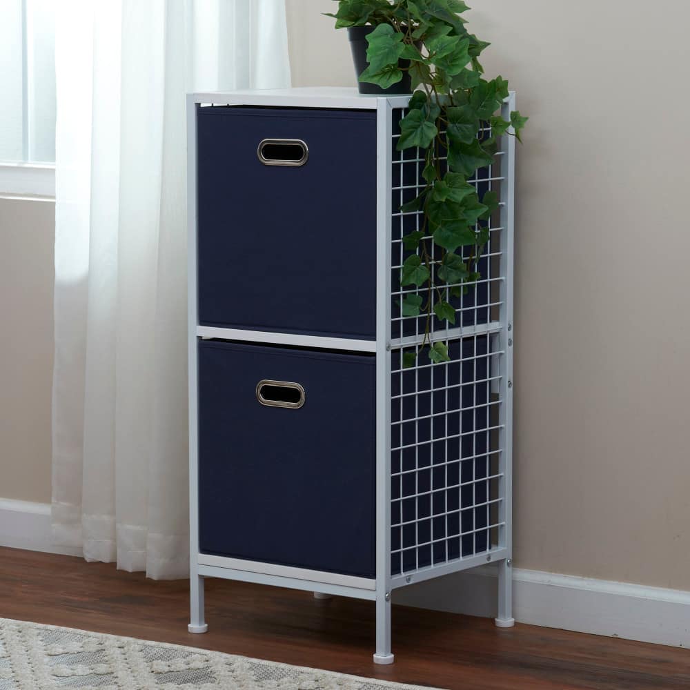 2 Pack Household Essentials 13" Fabric Storage Bins