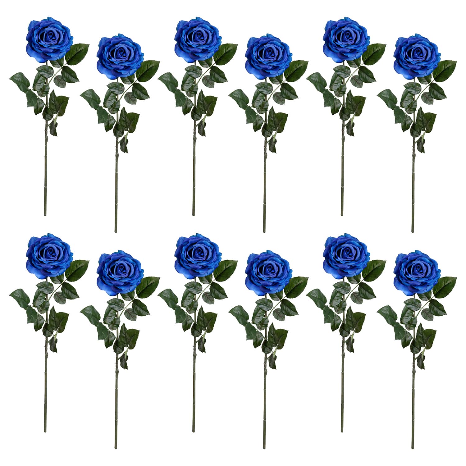 Buy in Bulk - 12 Pack: Royal Blue Rose Stem by Ashland® | Michaels