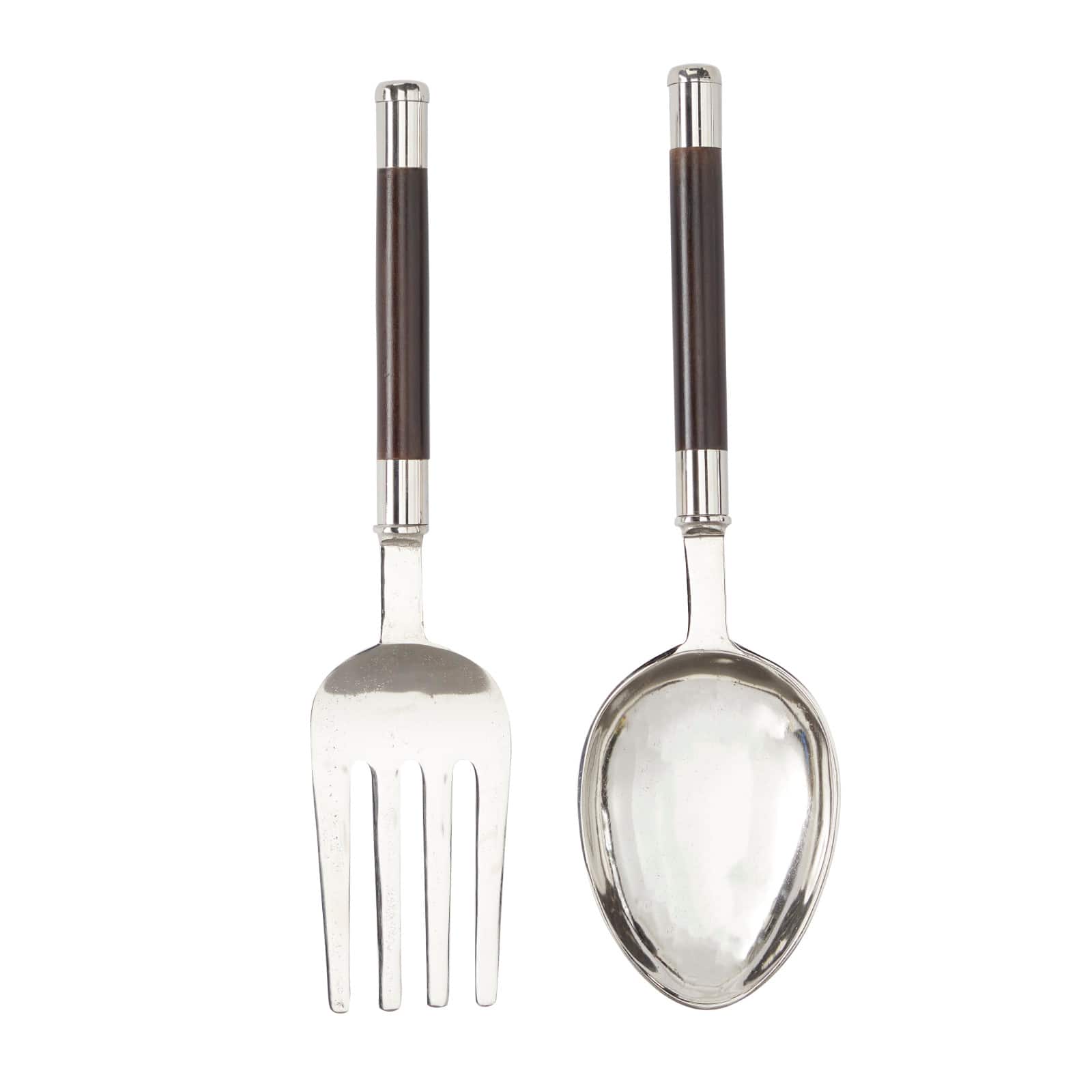 Silver Eclectic Wall Decor, Set of 2 5", 22"